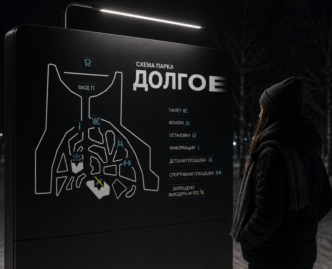 Айдентика парка на Dprofile