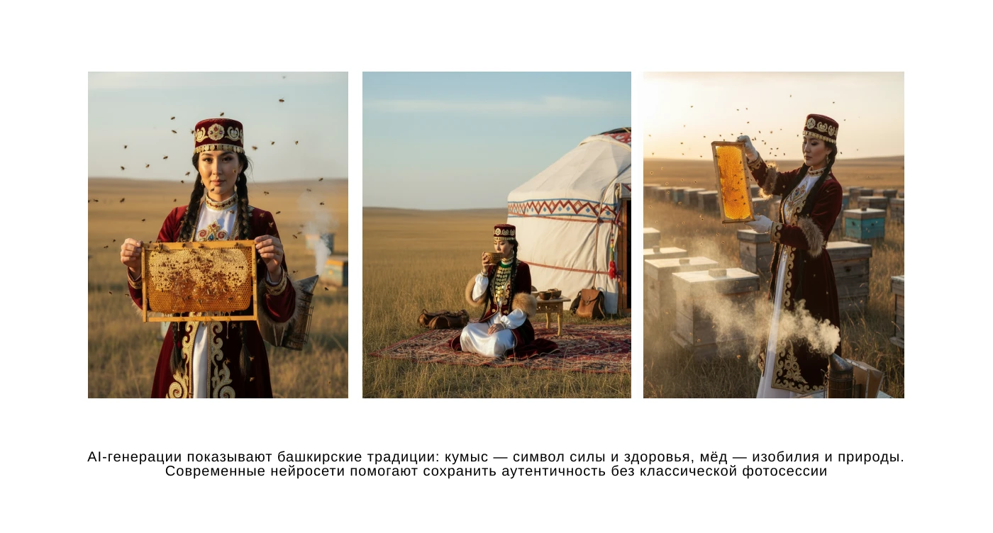 Bashkir Heritage | AI Visual Project — Изображение №5 — Анимация, Маркетинг на Dprofile