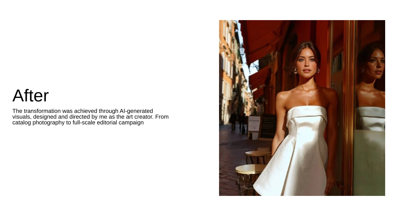 Camelia Line | AI Fashion Campaign — Изображение №4 — Анимация, Маркетинг на Dprofile