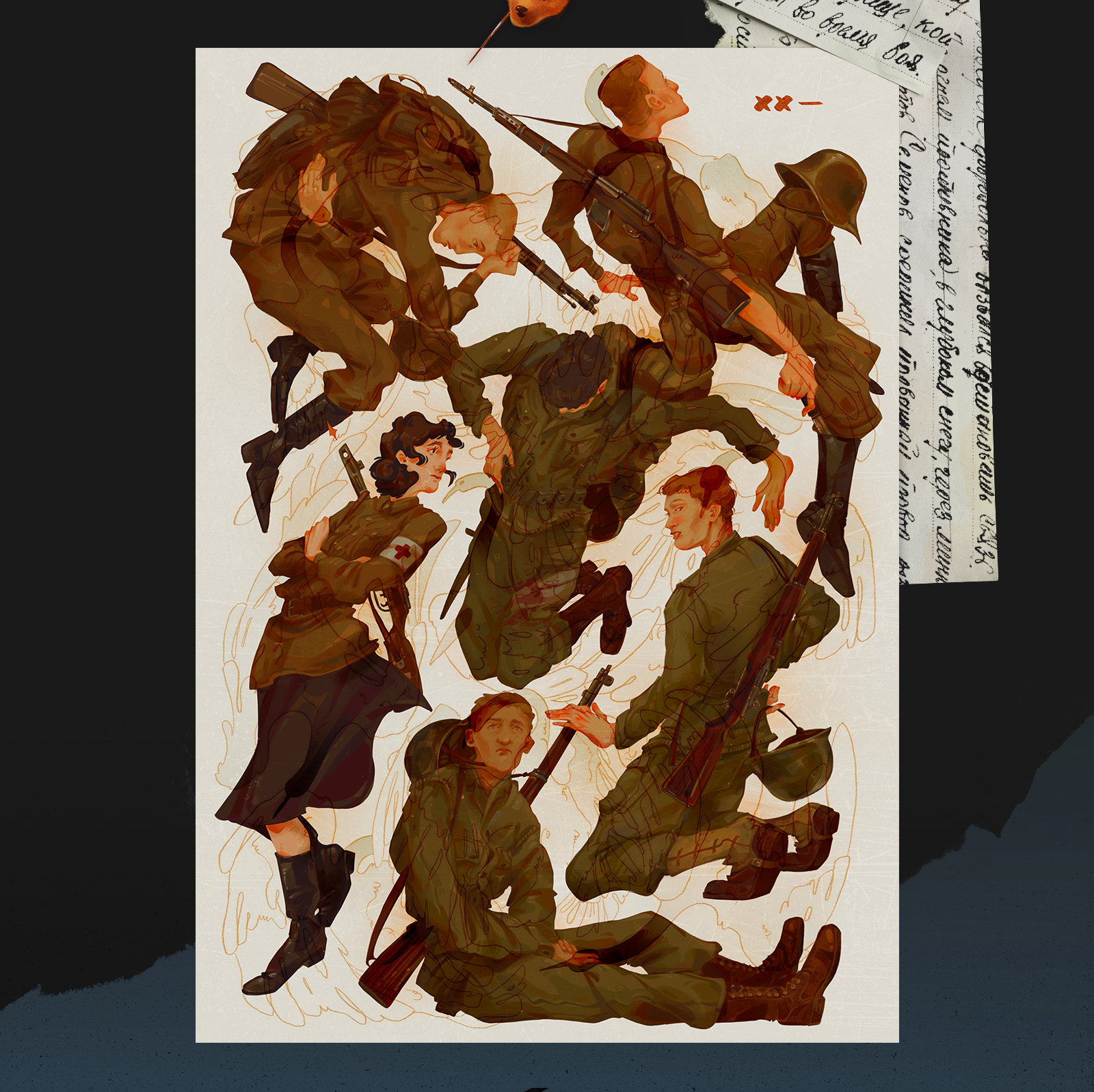 WW2 | Иллюстрации — Изображение №5 — Иллюстрация, Графика на Dprofile