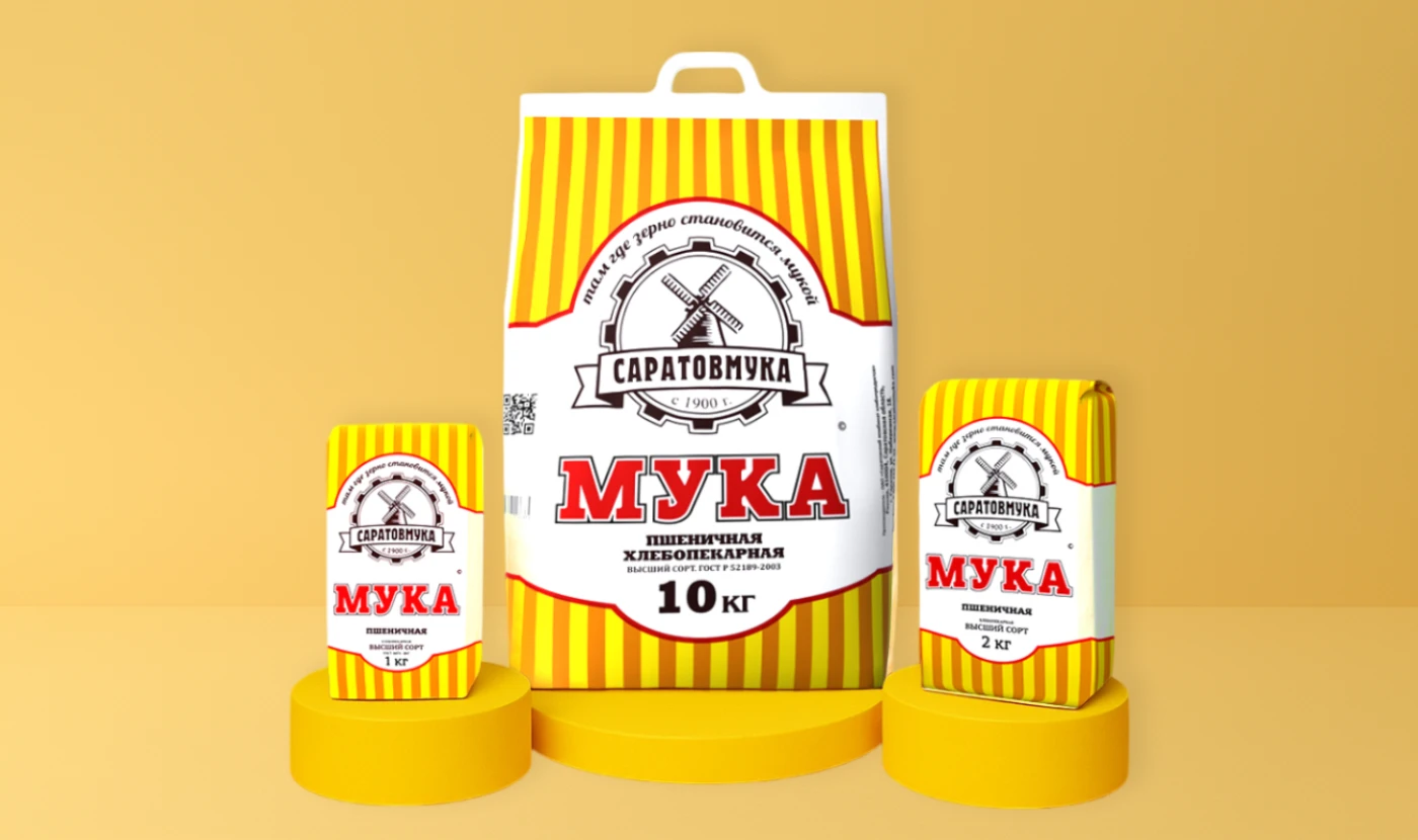 3D-визуализация «Саратовмука» — Изображение №6 — Брендинг, Иллюстрация на Dprofile