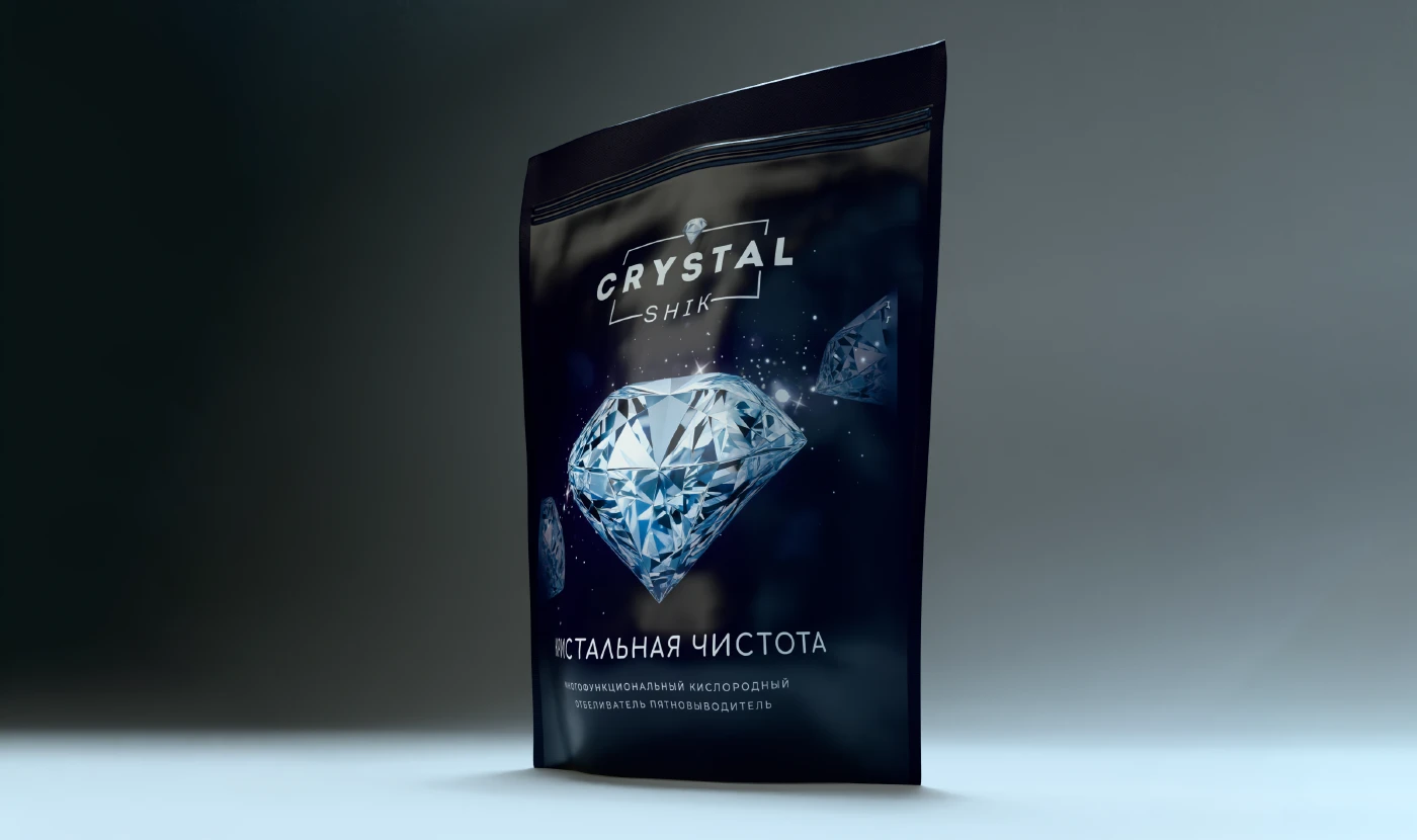 Упаковка отбеливателя «CRYSTAL SHIK» — Изображение №3 — Брендинг, Иллюстрация на Dprofile