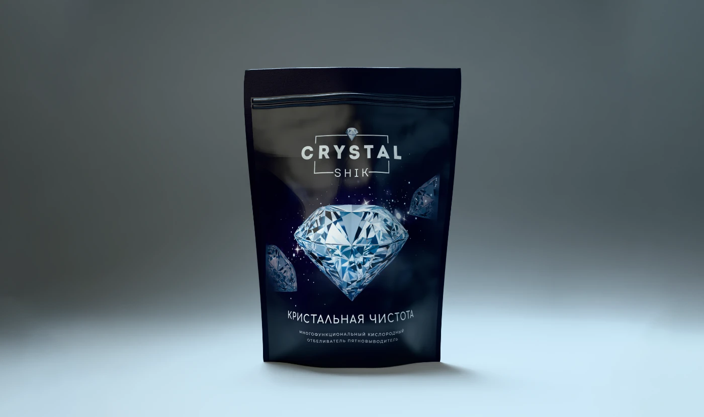 Упаковка отбеливателя «CRYSTAL SHIK» — Изображение №6 — Брендинг, Иллюстрация на Dprofile