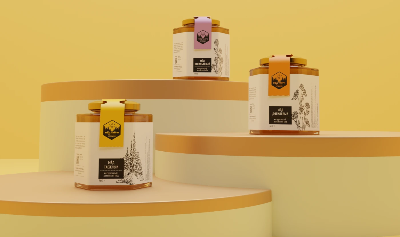 3D-визуализация «Мёд тайги» — Изображение №1 — Иллюстрация, 3D на Dprofile