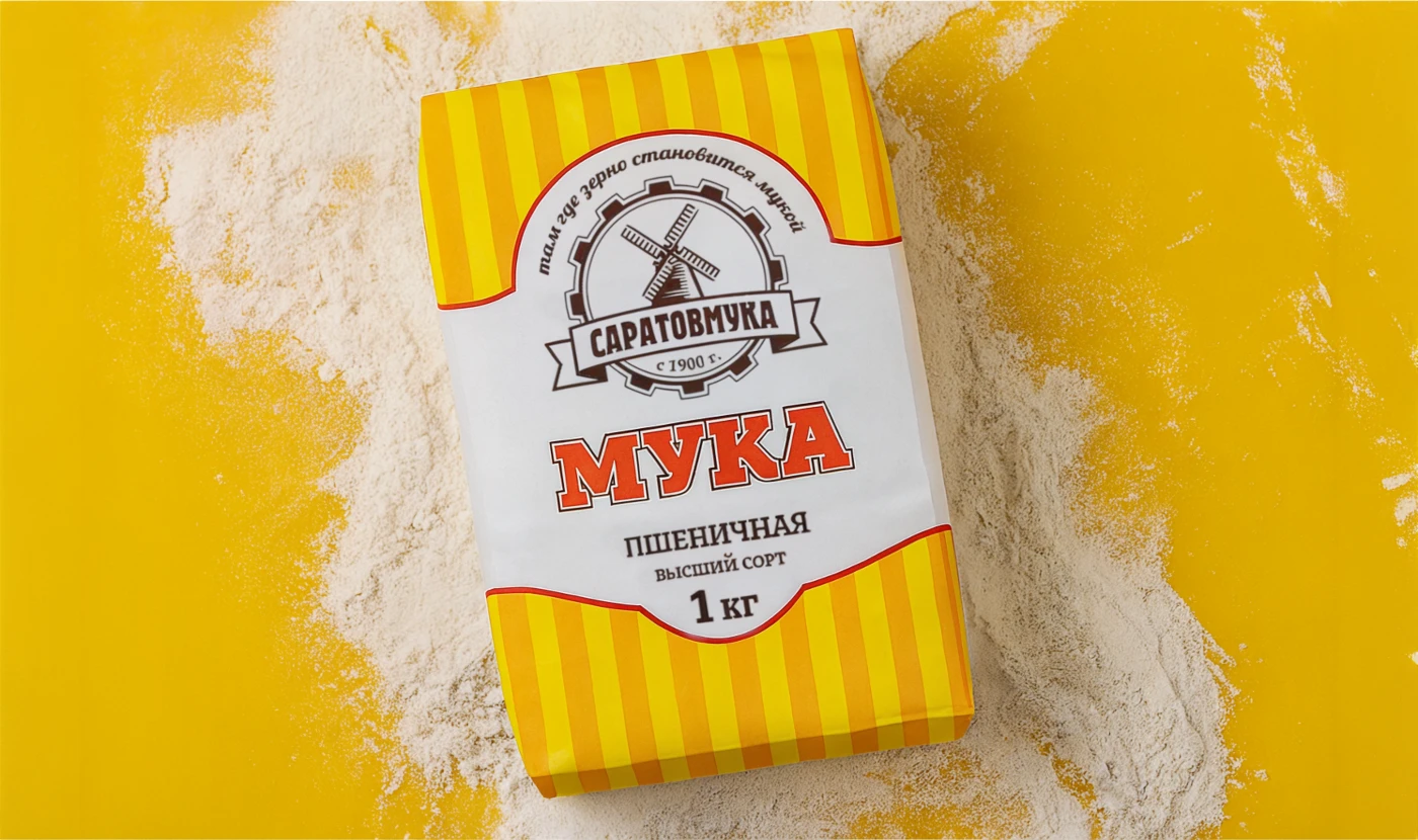 3D-визуализация «Саратовмука» — Изображение №1 — Брендинг, Иллюстрация на Dprofile