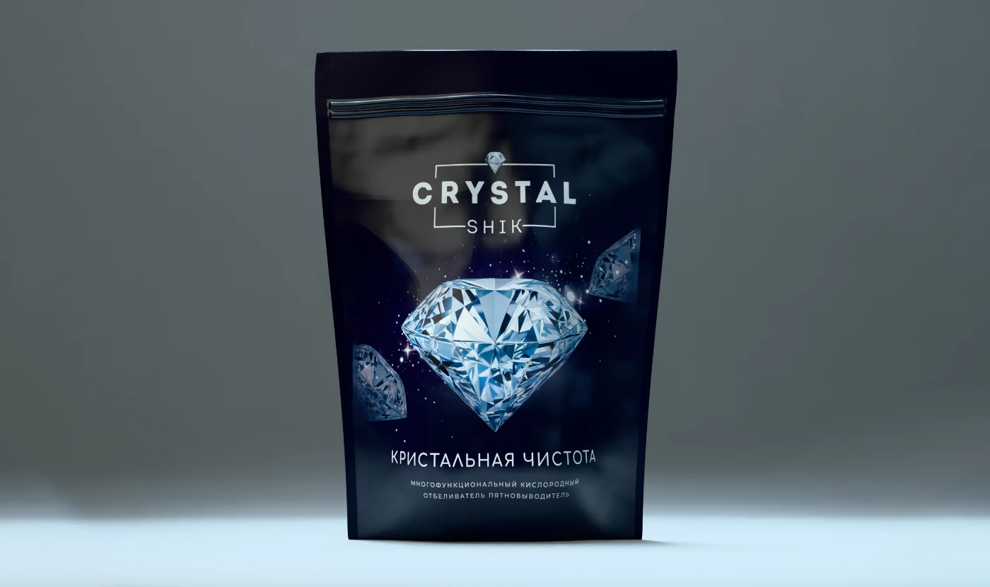 Упаковка отбеливателя «CRYSTAL SHIK» — Изображение №1 — Брендинг, Иллюстрация на Dprofile