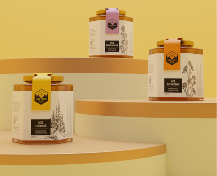 3D-визуализация «Мёд тайги» — Иллюстрация, 3D на Dprofile