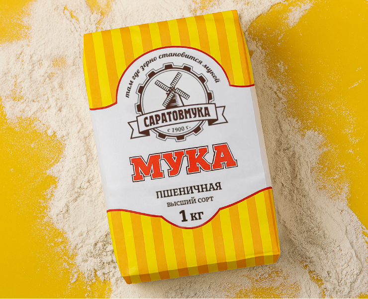 3D-визуализация «Саратовмука» — Брендинг, Иллюстрация на Dprofile