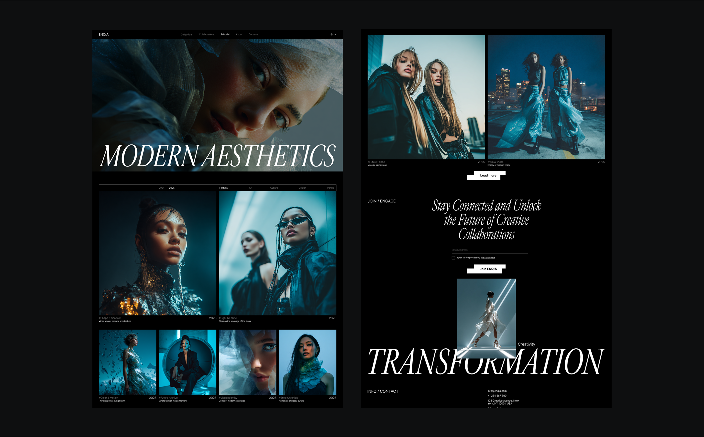 Fashion Magazine Website UI/UX Design Concept — Изображение №20 — Интерфейсы на Dprofile