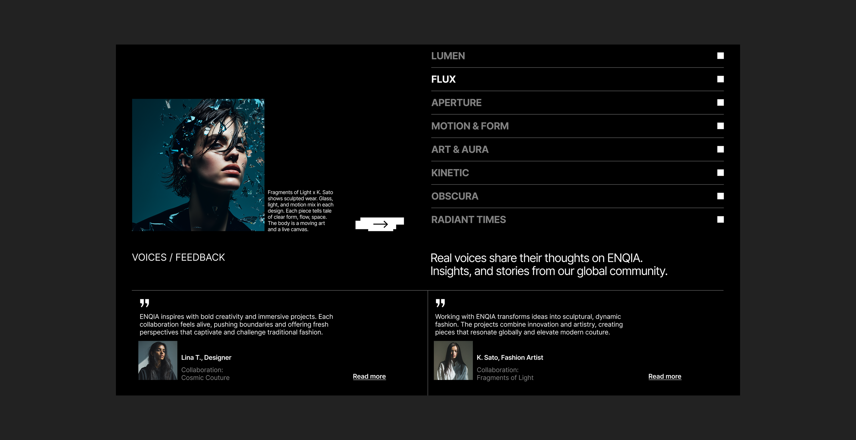Fashion Magazine Website UI/UX Design Concept — Изображение №8 — Интерфейсы на Dprofile