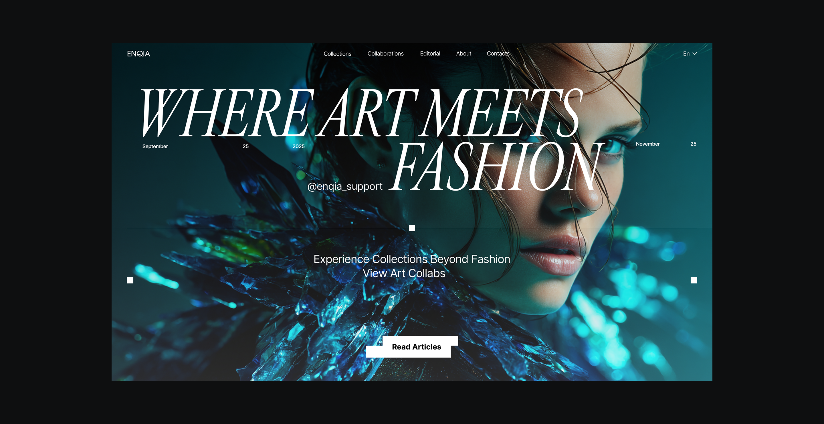 Fashion Magazine Website UI/UX Design Concept — Изображение №3 — Интерфейсы на Dprofile