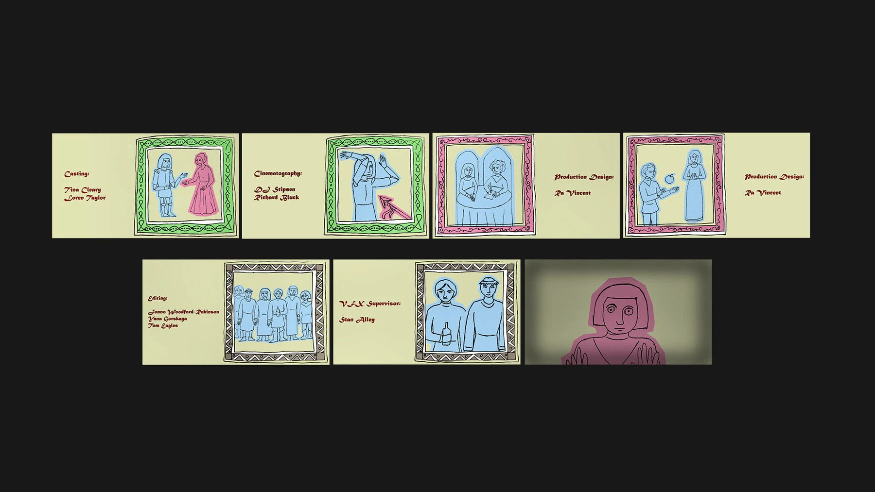 Альтернативные титры для фильма «Что мы делаем в тени» — Изображение №3 — Иллюстрация, Анимация на Dprofile