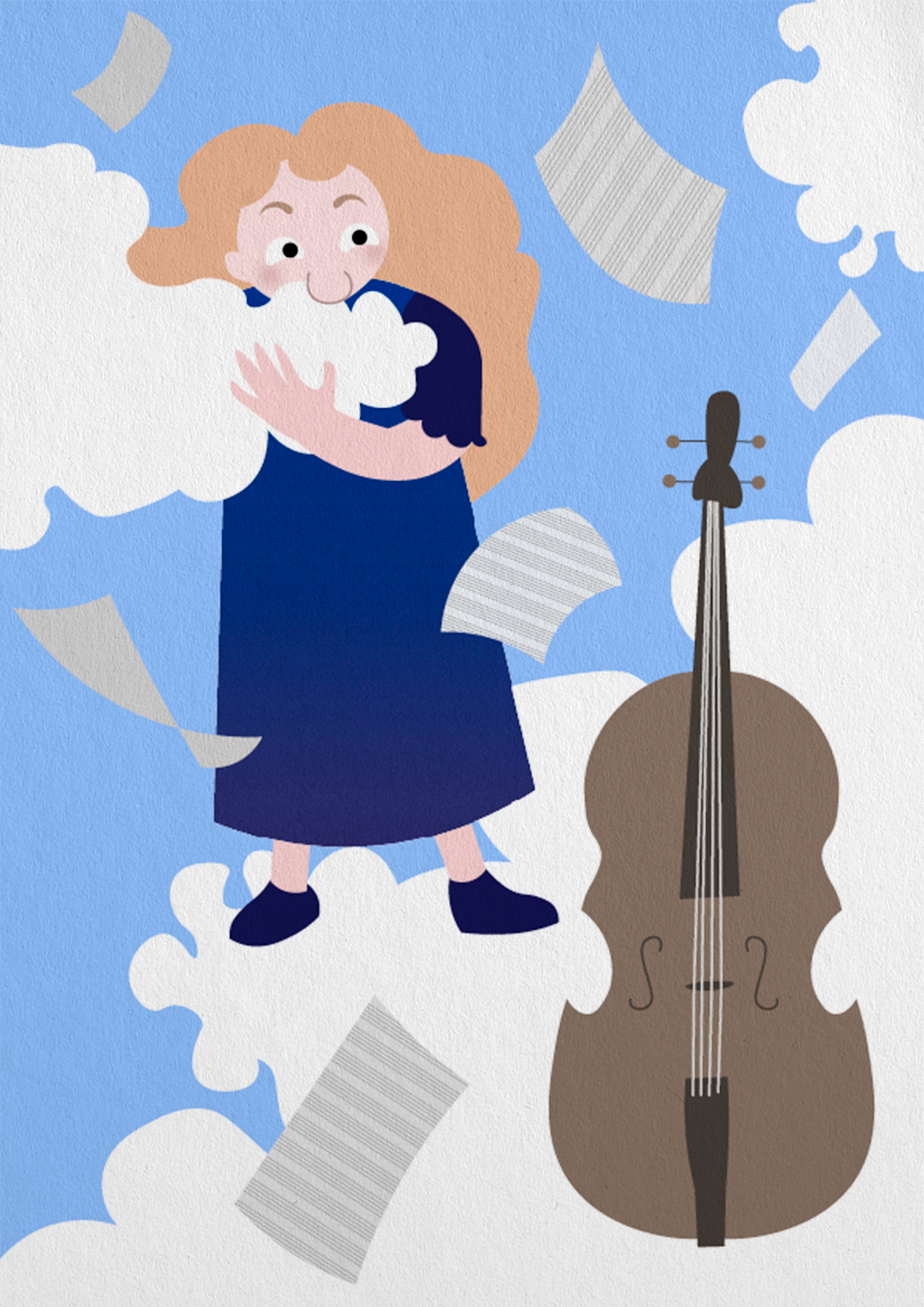 Cellовечные вечера: Небесные музыканты — Изображение №11 — Брендинг, Иллюстрация на Dprofile