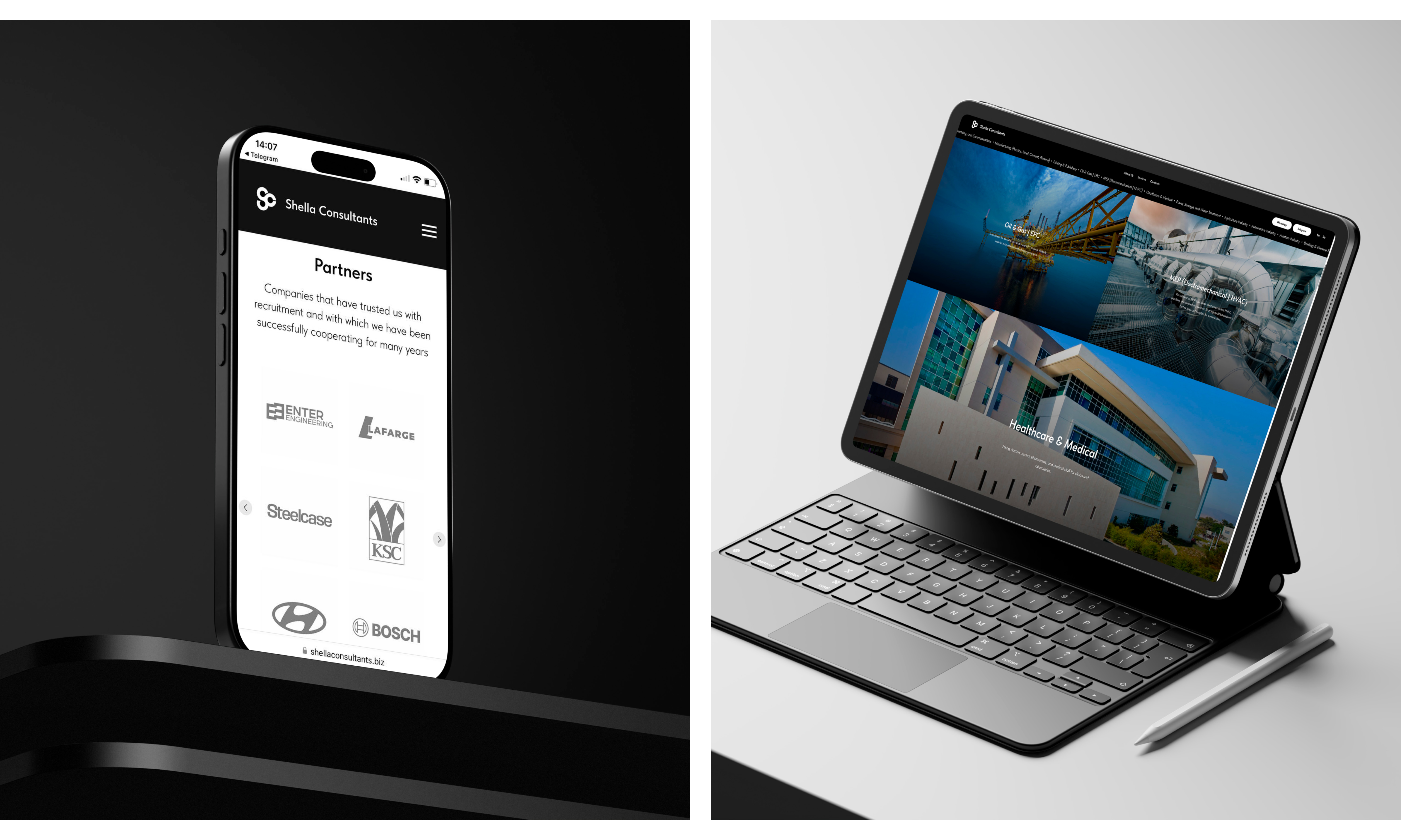 Shella Consultants | Website Design — Изображение №13 — Интерфейсы, Брендинг на Dprofile