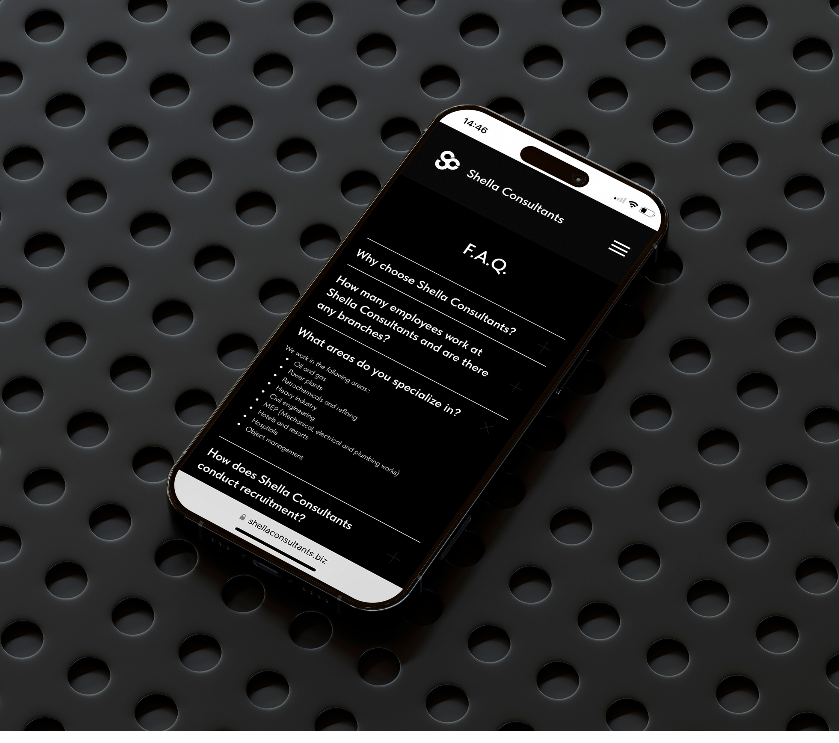 Shella Consultants | Website Design — Изображение №9 — Интерфейсы, Брендинг на Dprofile