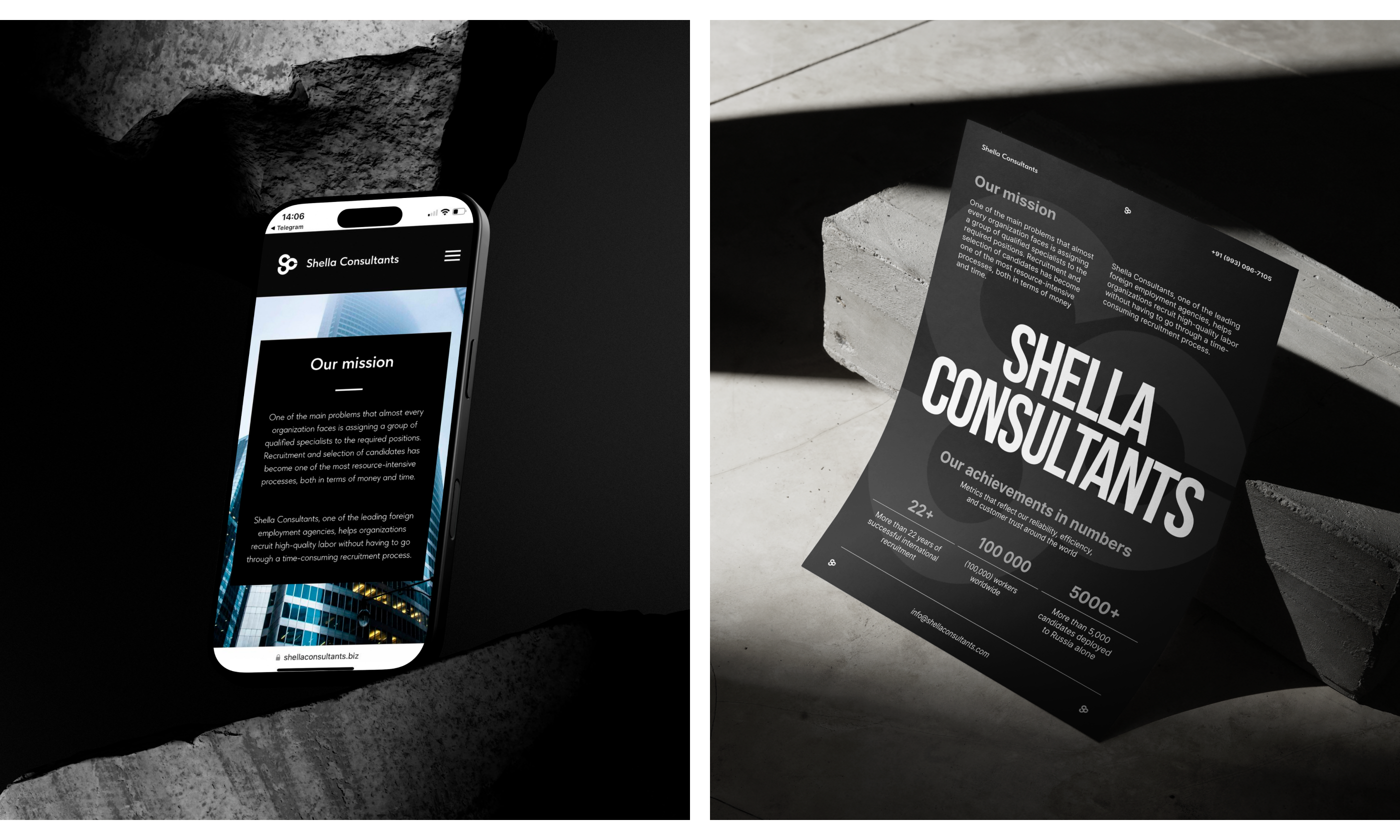 Shella Consultants | Website Design — Изображение №3 — Интерфейсы, Брендинг на Dprofile