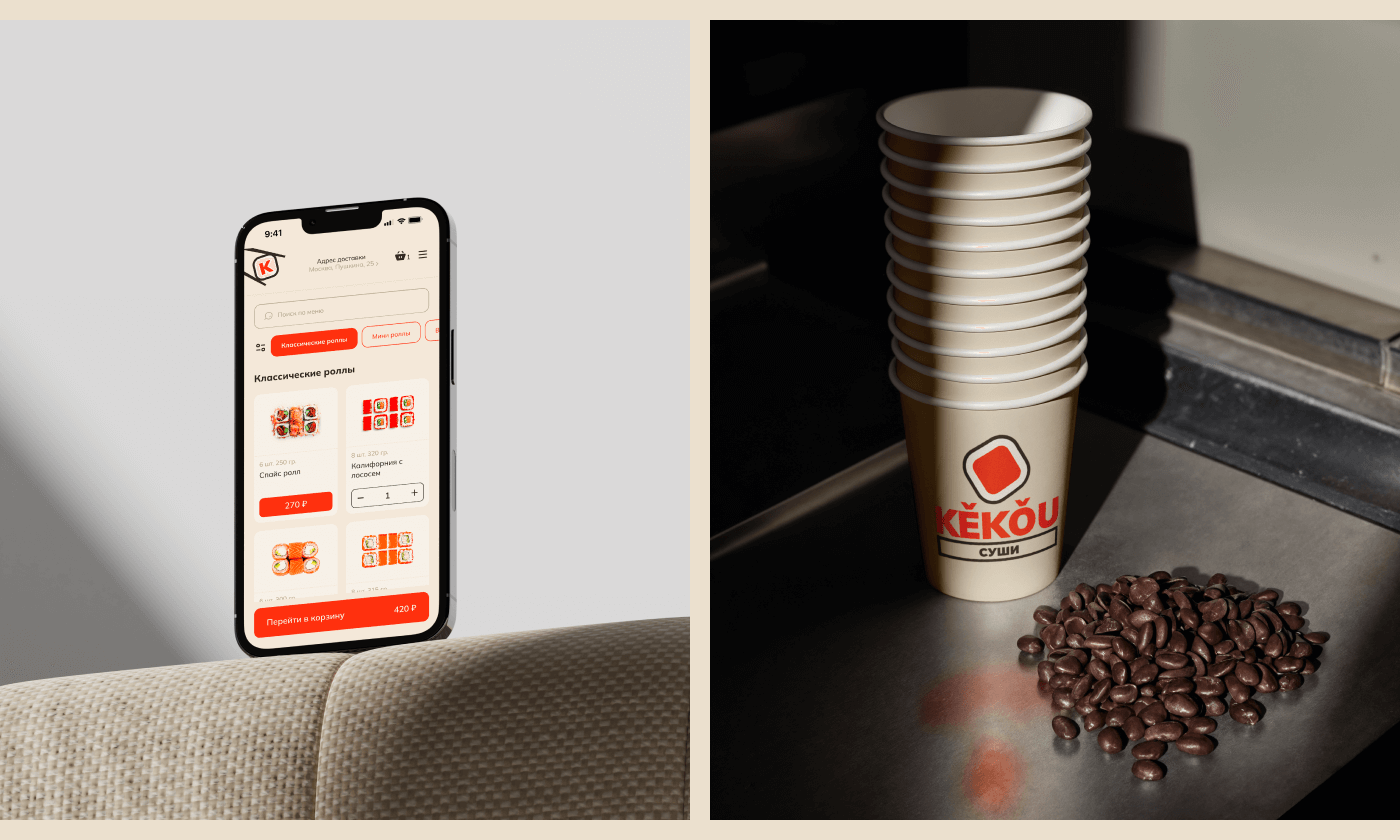 Kekou Sushi разработка сайта / брендинг — Изображение №7 — Интерфейсы, Брендинг на Dprofile