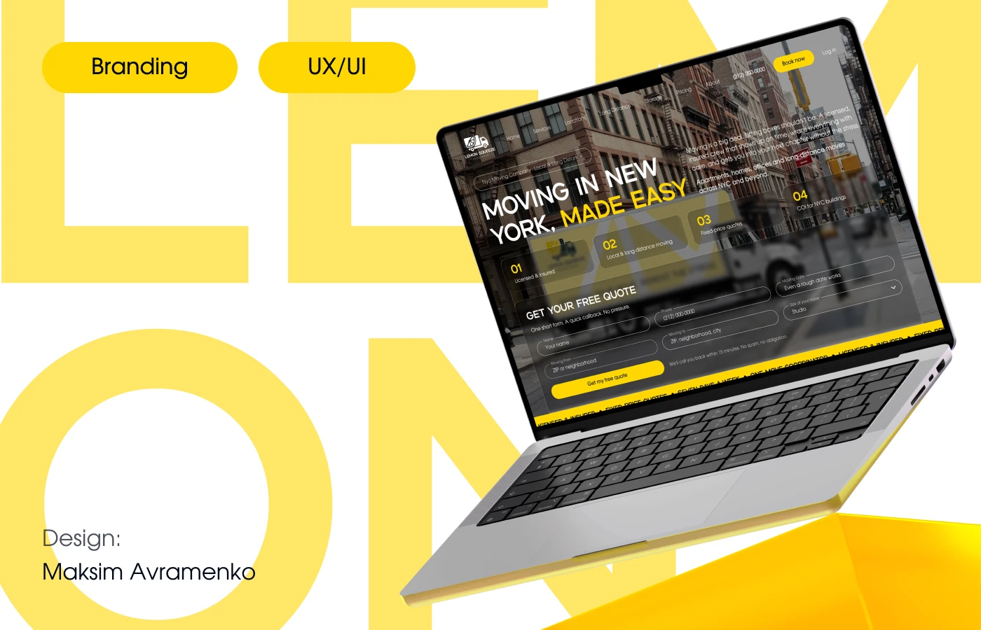 Lemon Squeeze Branding, UX/UI — Изображение №1 — Интерфейсы, Брендинг на Dprofile