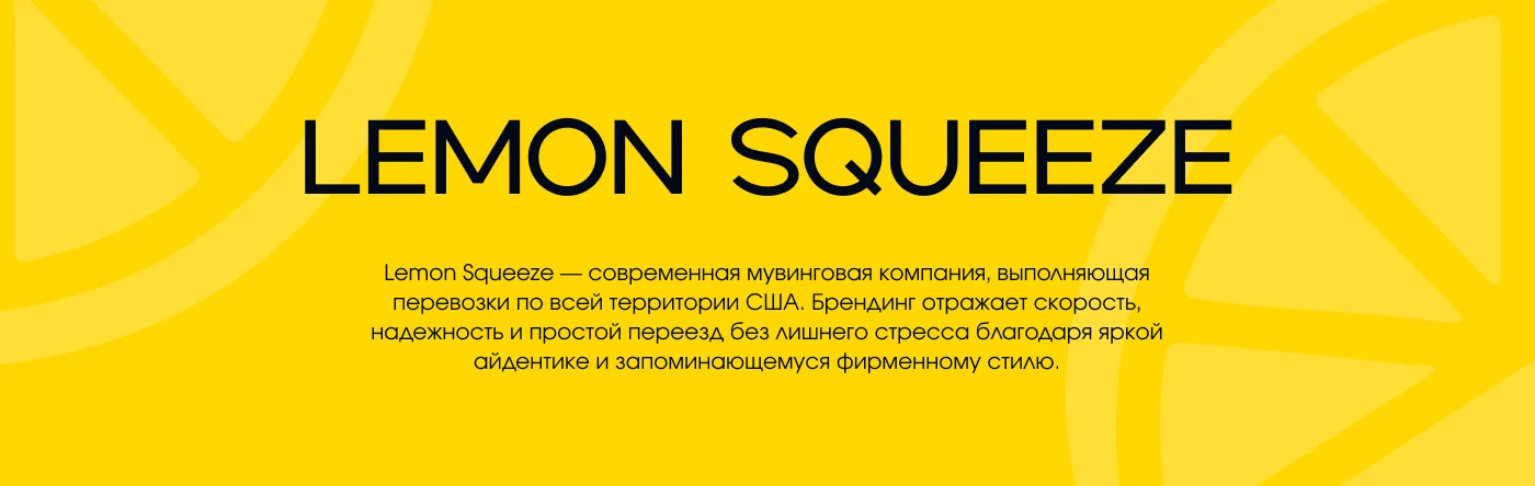Lemon Squeeze Branding, UX/UI — Изображение №3 — Интерфейсы, Брендинг на Dprofile