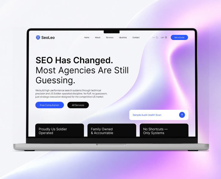 SeoLeo Agency web design на Dprofile