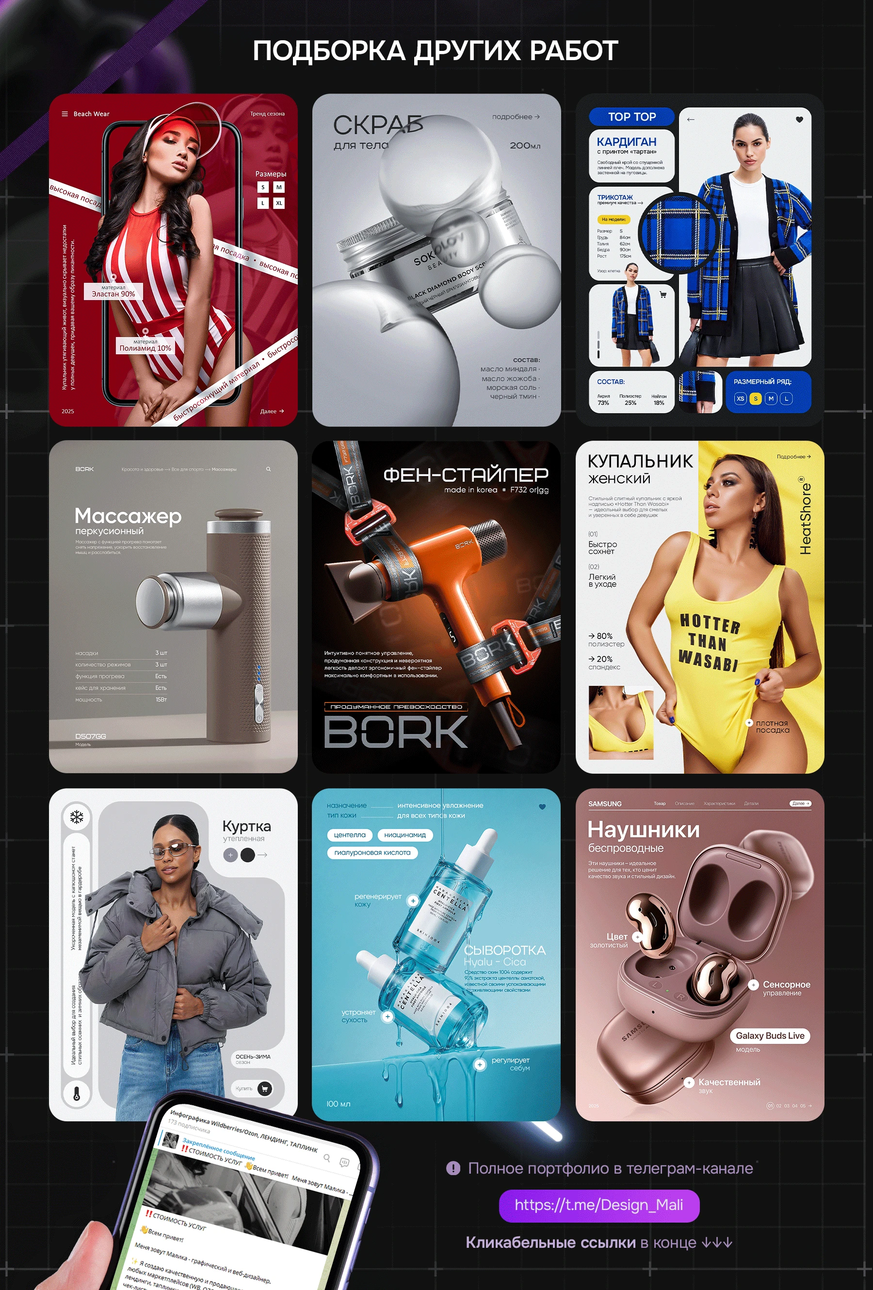 Инфографика для карточки товара Мини камера — Изображение №5 — Графика, Маркетинг на Dprofile