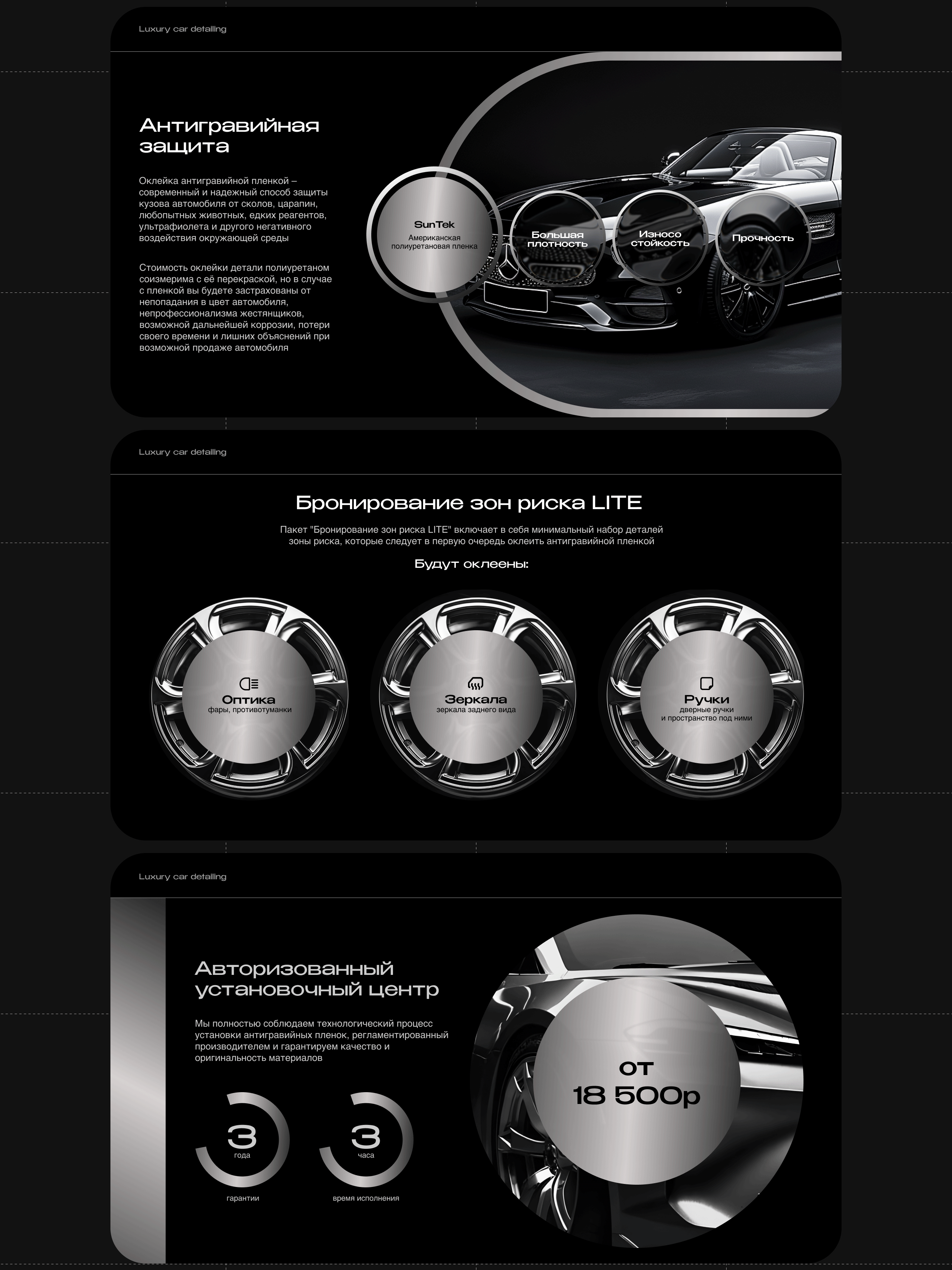 Презентация Детейлинг-студии по ремонту машин — Изображение №5 — Брендинг, Графика на Dprofile