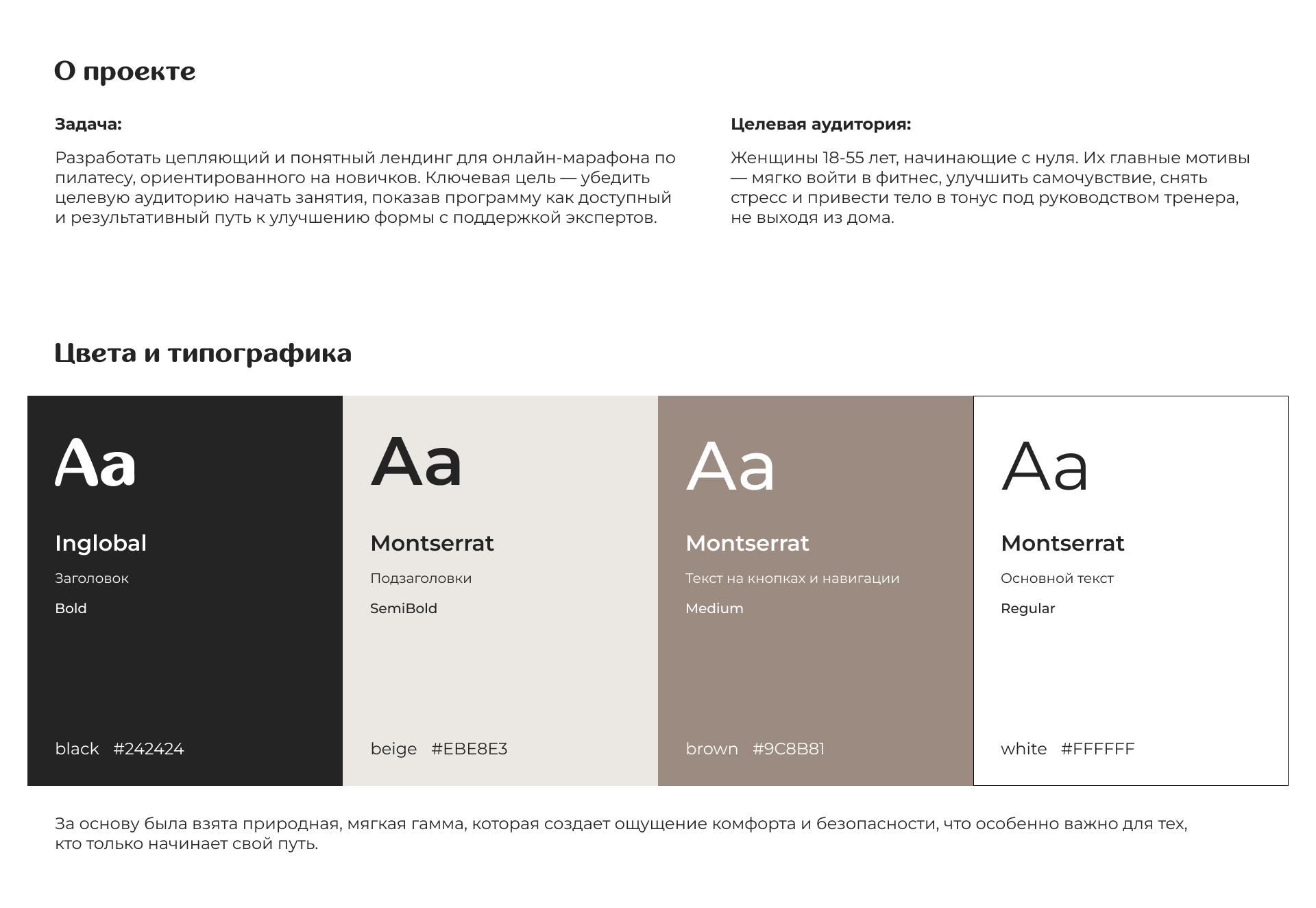 Сайт для онлайн-марафона по пилатесу "Пилатес Старт" — Изображение №1 — Интерфейсы на Dprofile