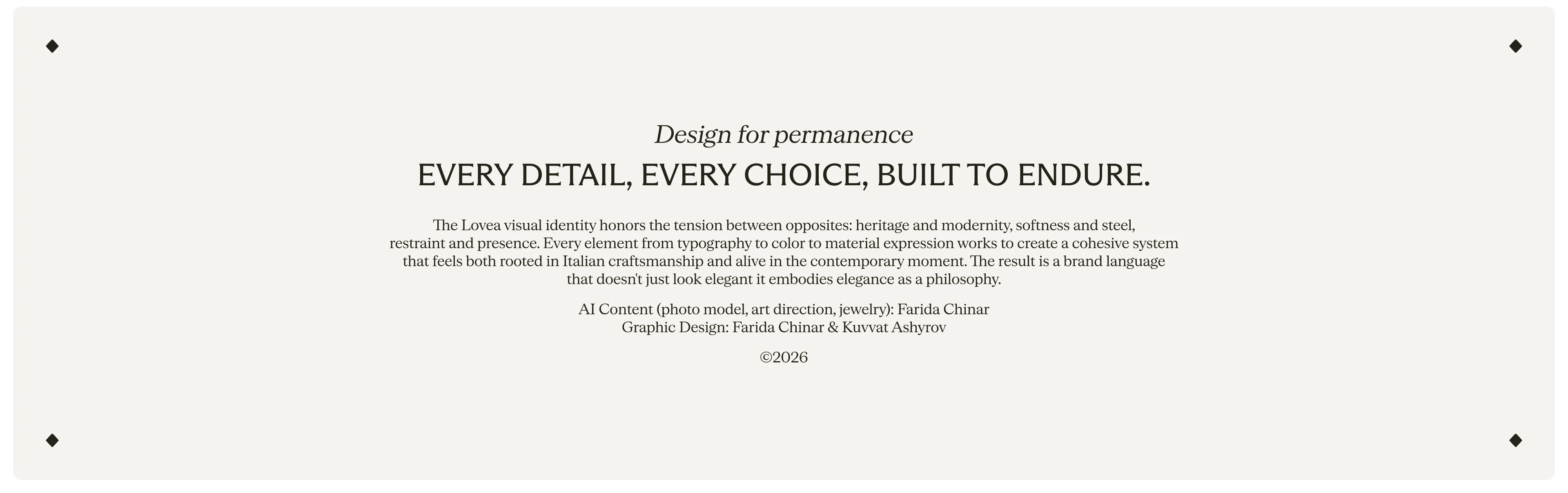 LOVEA — Visual Identity — Изображение №29 — Брендинг, Графика на Dprofile