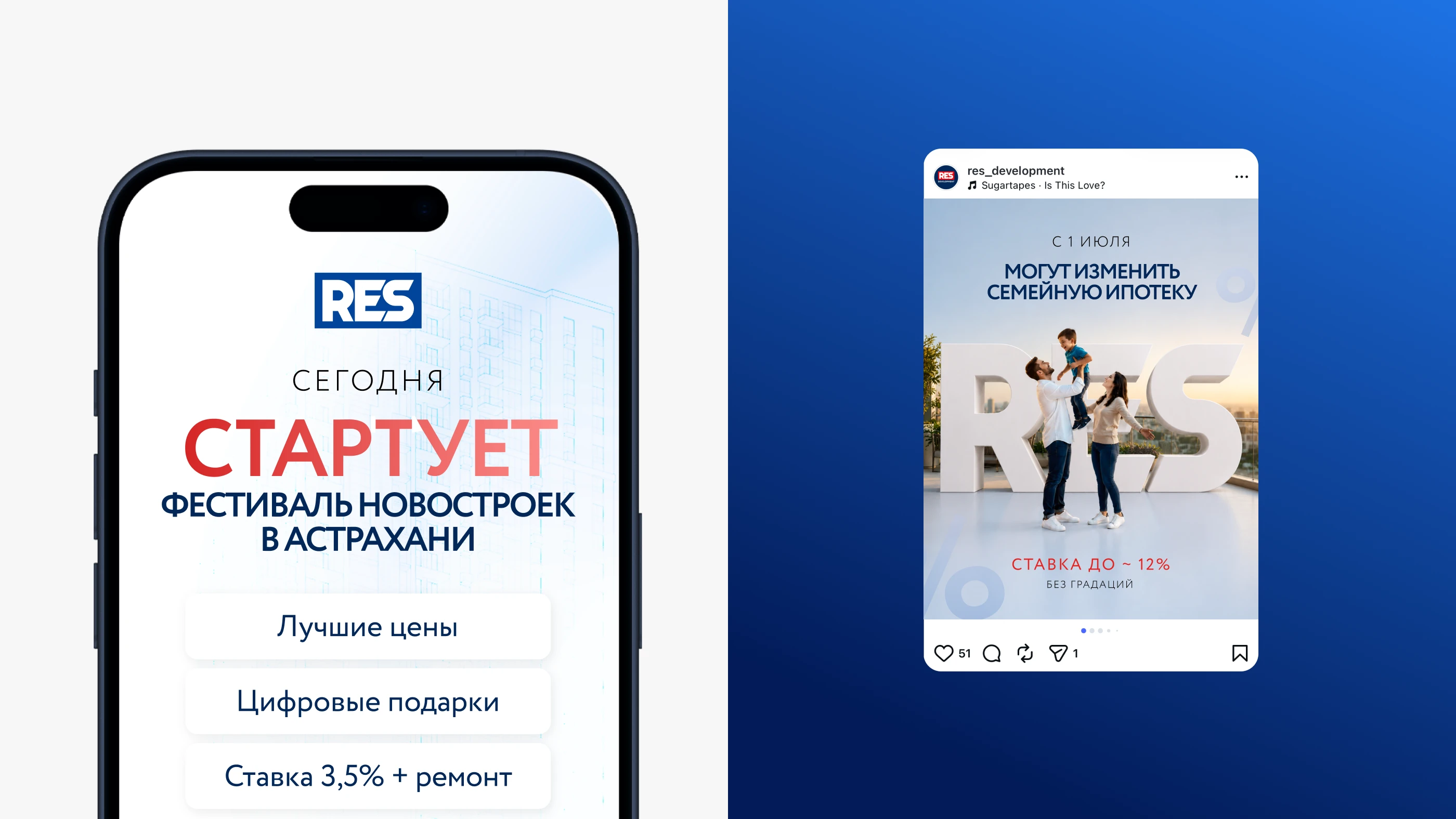 Социальные сети девелоперской компании «RES» — Изображение №5 — Брендинг, Маркетинг на Dprofile