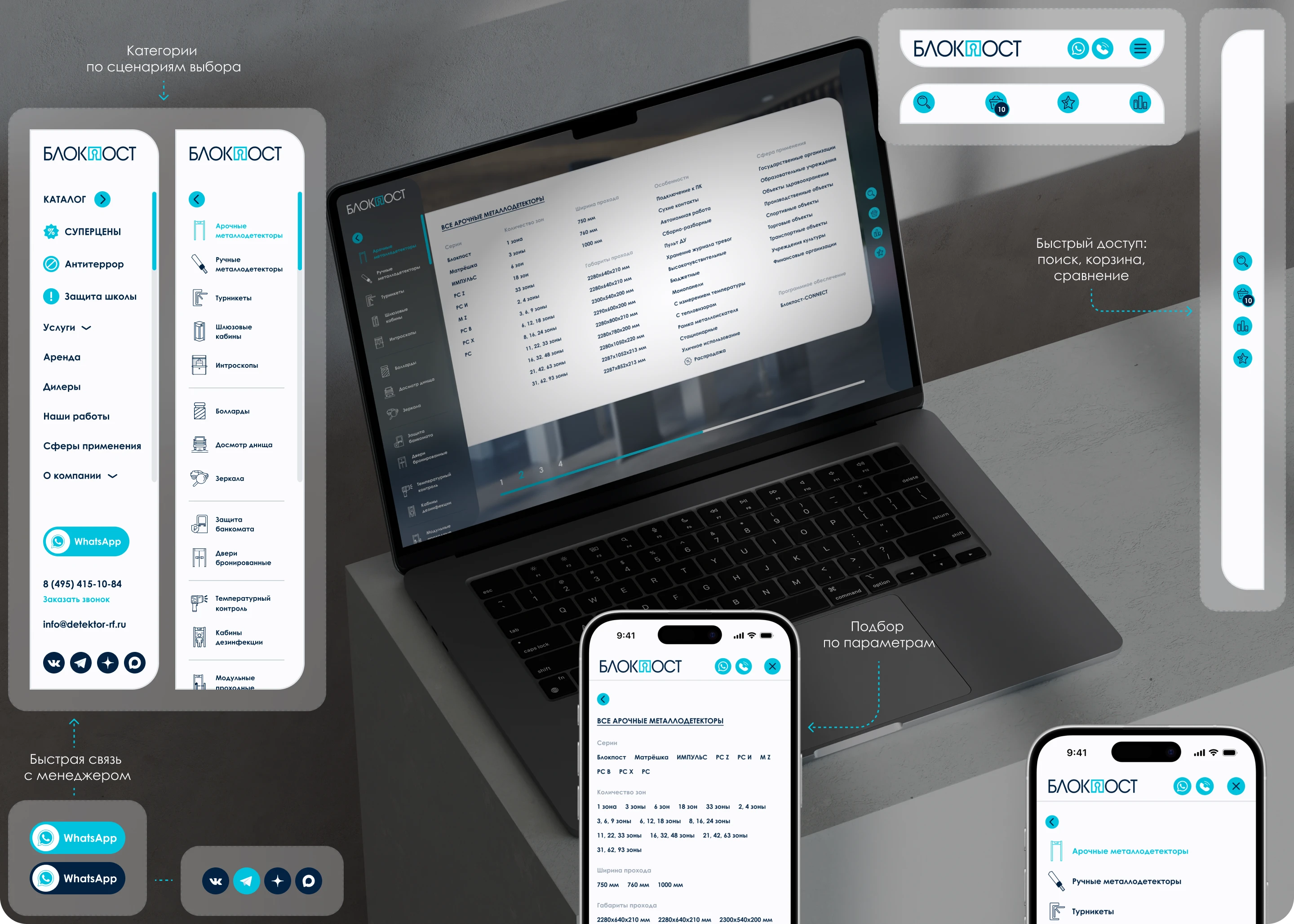 B2B UX/UI Redesign for Security Equipment Platform — Изображение №7 — Интерфейсы на Dprofile