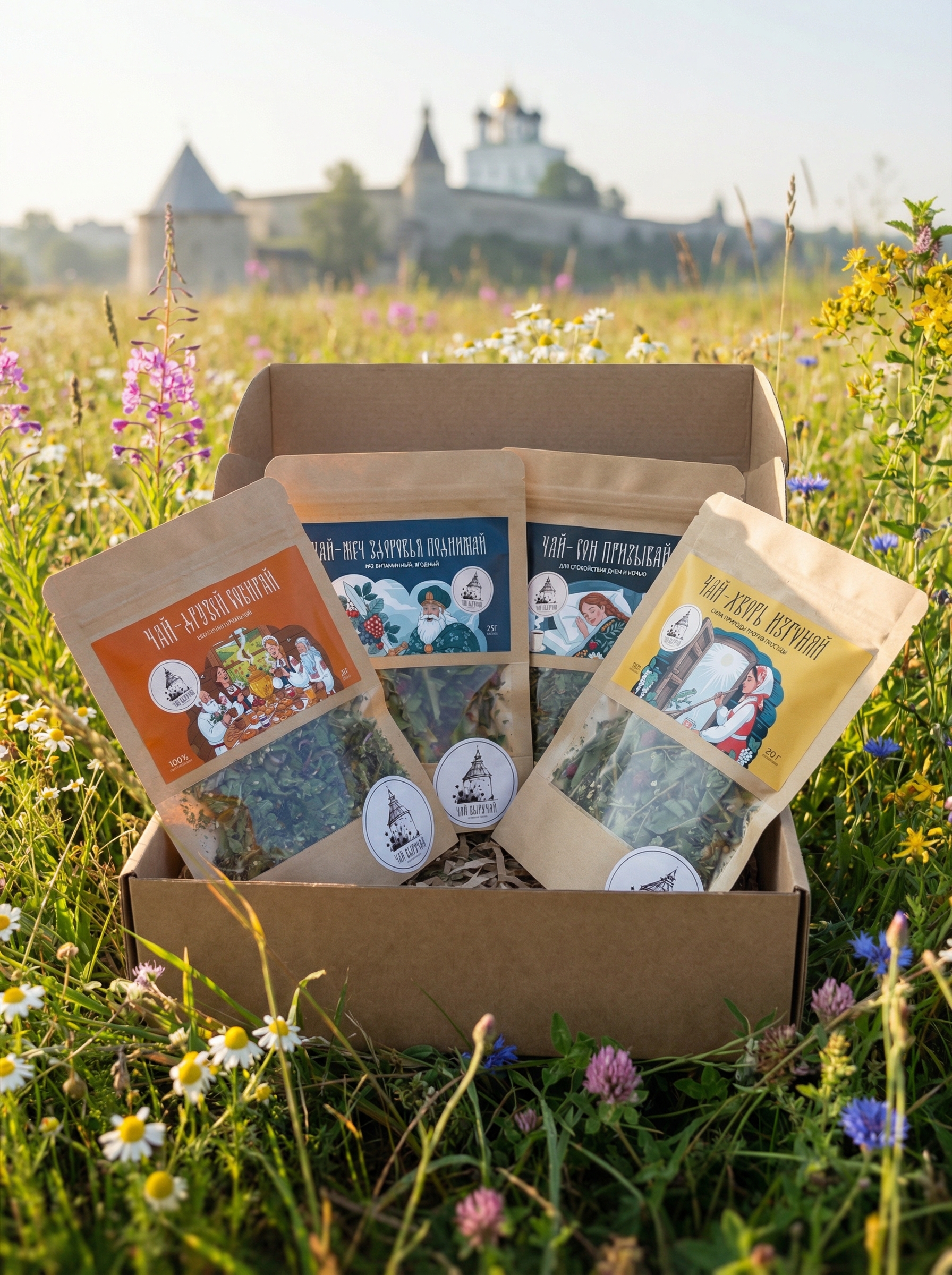 Псковский чай. Брендинг и упаковка — Изображение №18 — Брендинг на Dprofile