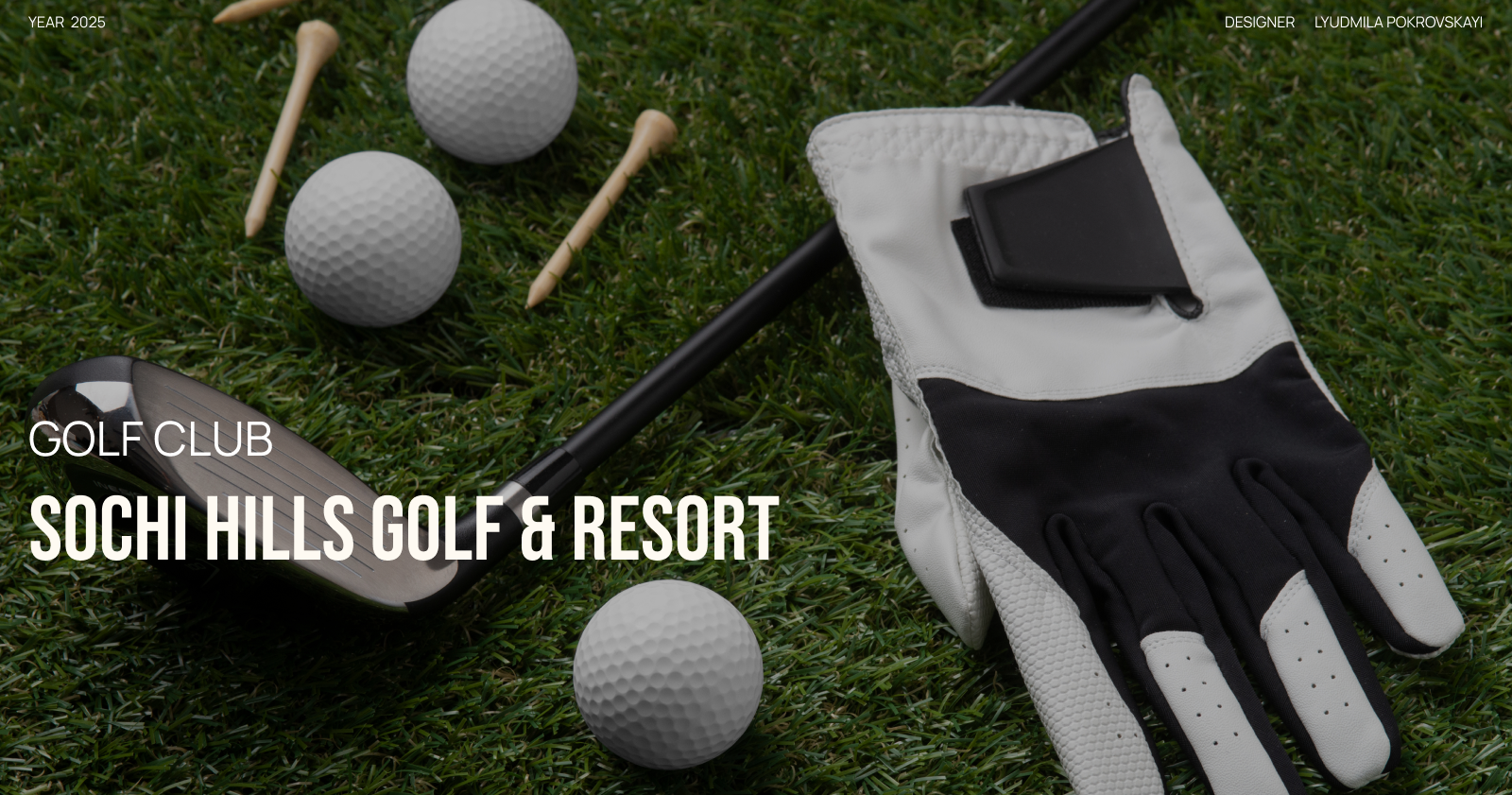 GOLF CLUB — Изображение №1 — Интерфейсы на Dprofile