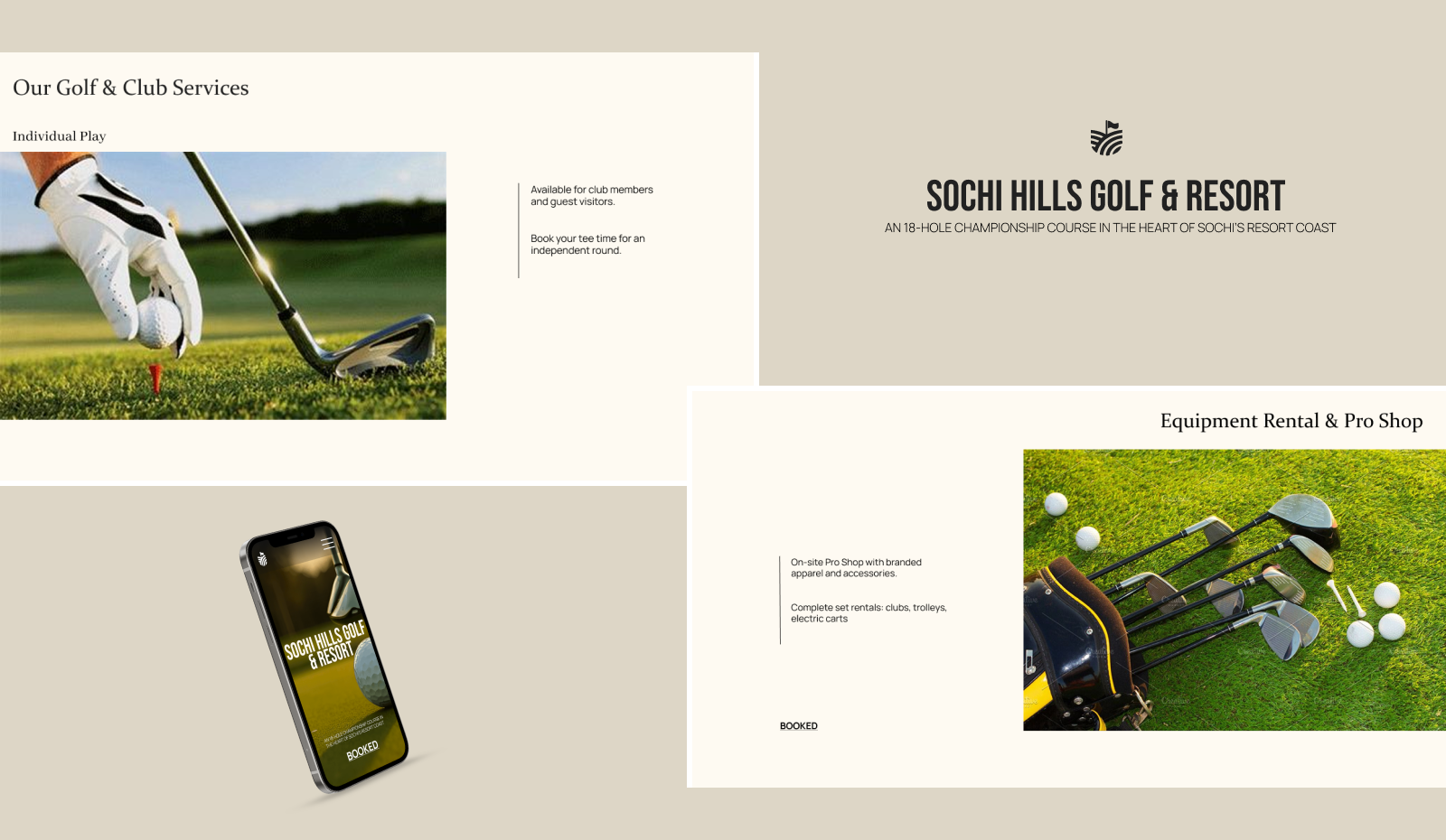 GOLF CLUB — Изображение №9 — Интерфейсы на Dprofile