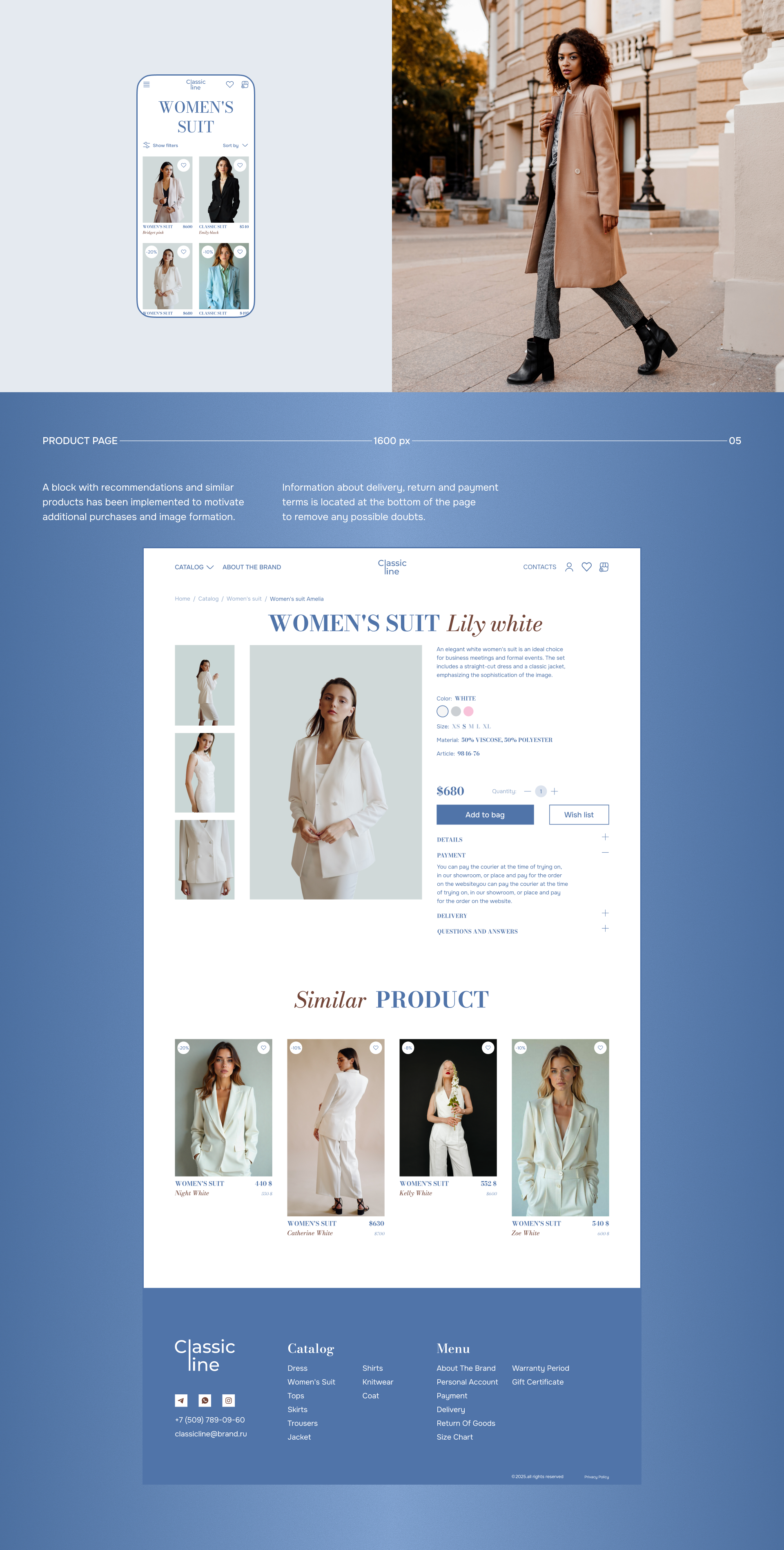 CLASSIC LINE | e-commerce — Изображение №4 — Интерфейсы на Dprofile