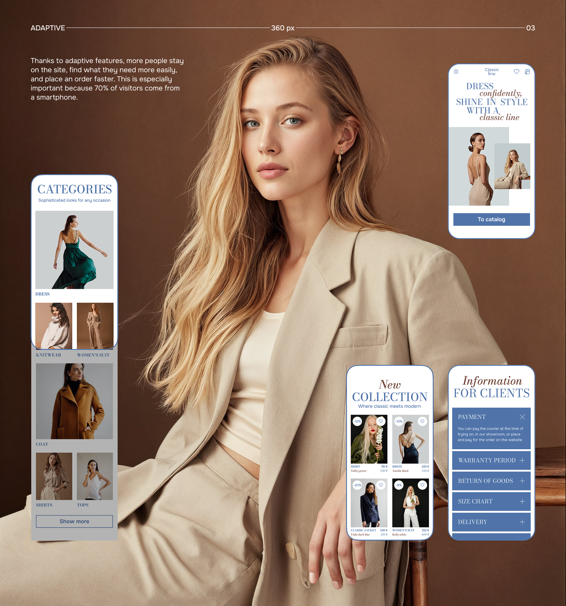 CLASSIC LINE | e-commerce — Изображение №3 — Интерфейсы на Dprofile