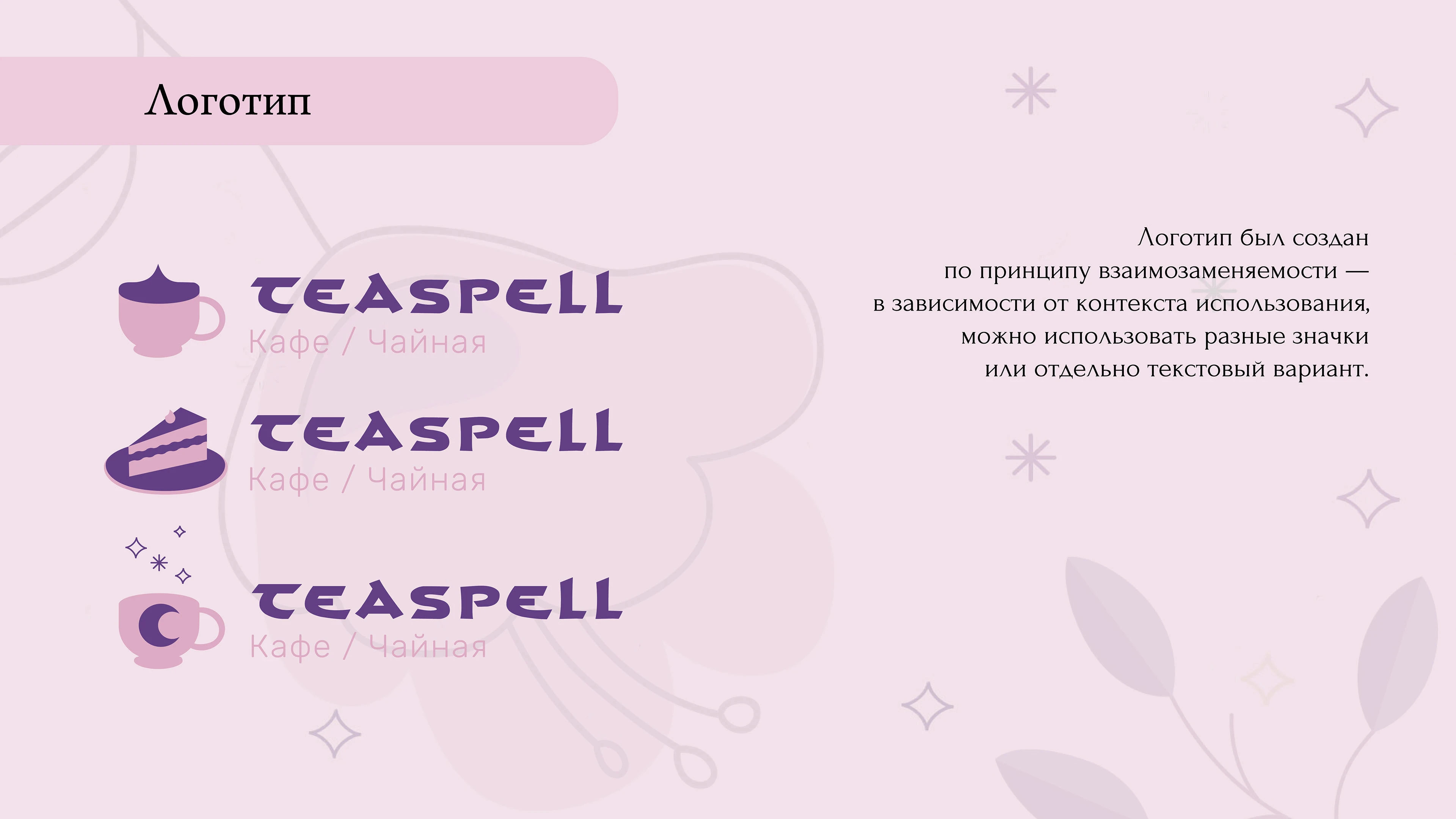 Фирменный стиль для кафе "Teaspell" — Изображение №4 — Брендинг на Dprofile