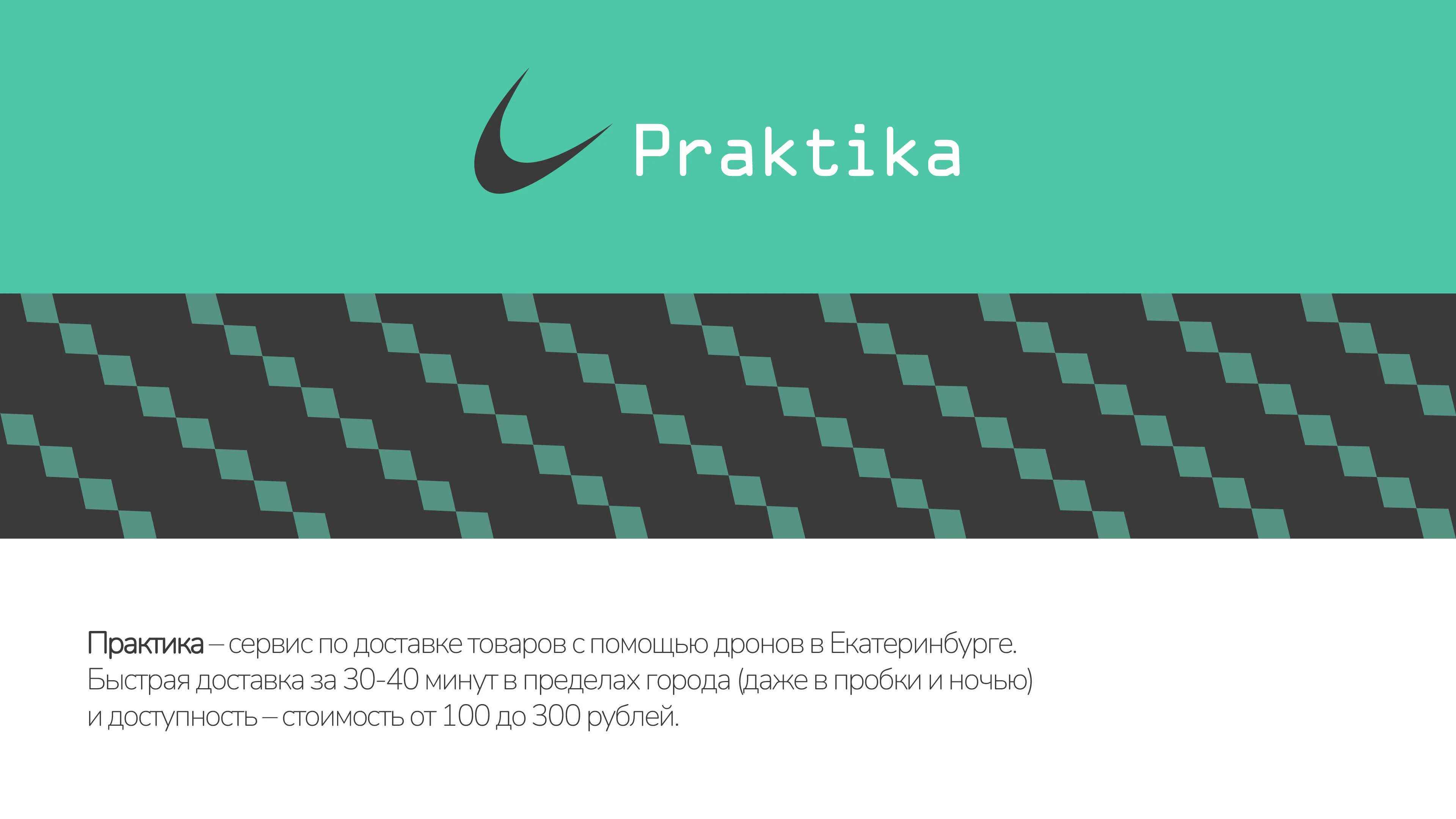 Айдентика для Praktika — сервиса доставки дронами — Изображение №1 — Брендинг на Dprofile