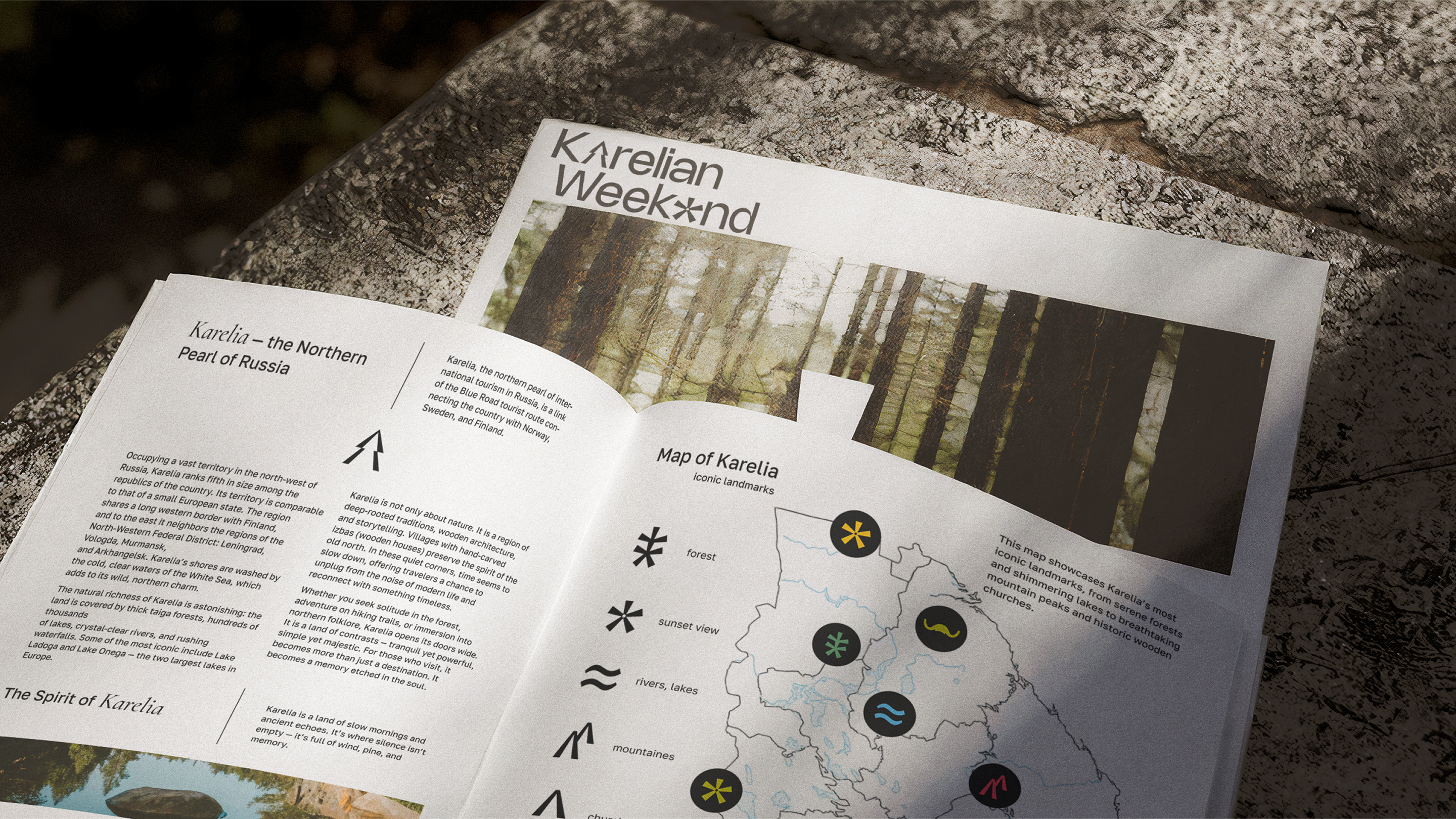 Авторские туры в Карелию|Brand identity — Изображение №12 — Брендинг, Иллюстрация на Dprofile