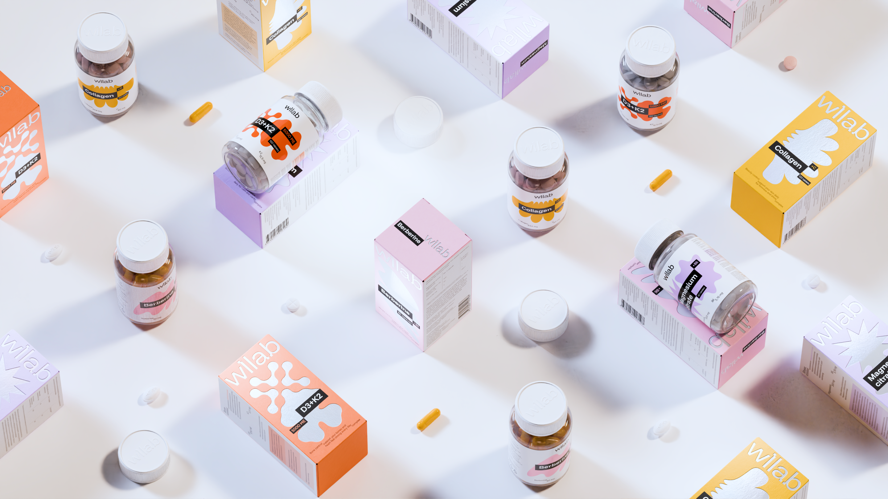 Премиальные БАДы wilab | Айдентика & Упаковка — Изображение №2 — Брендинг на Dprofile