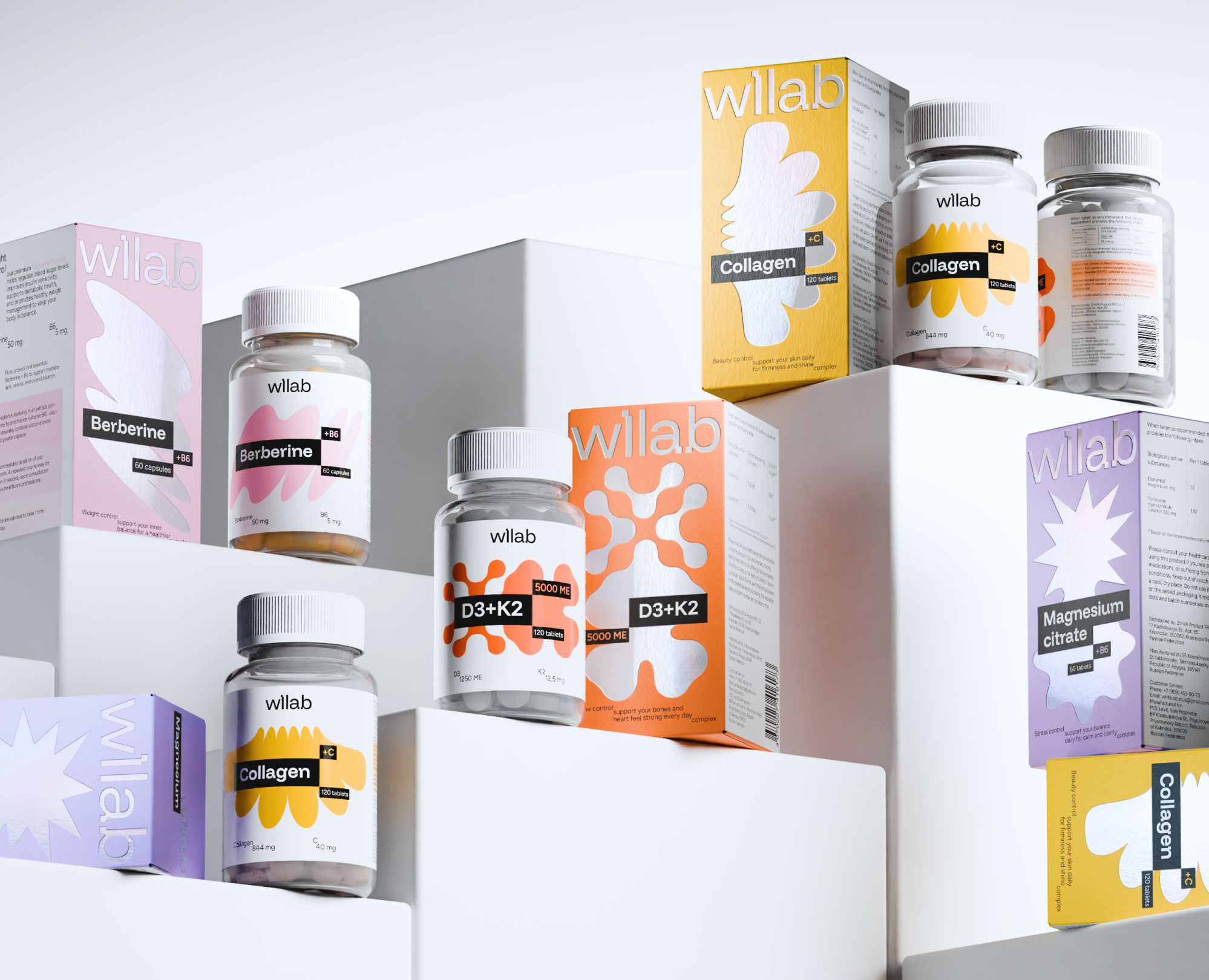 Премиальные БАДы wilab | Айдентика & Упаковка на Dprofile