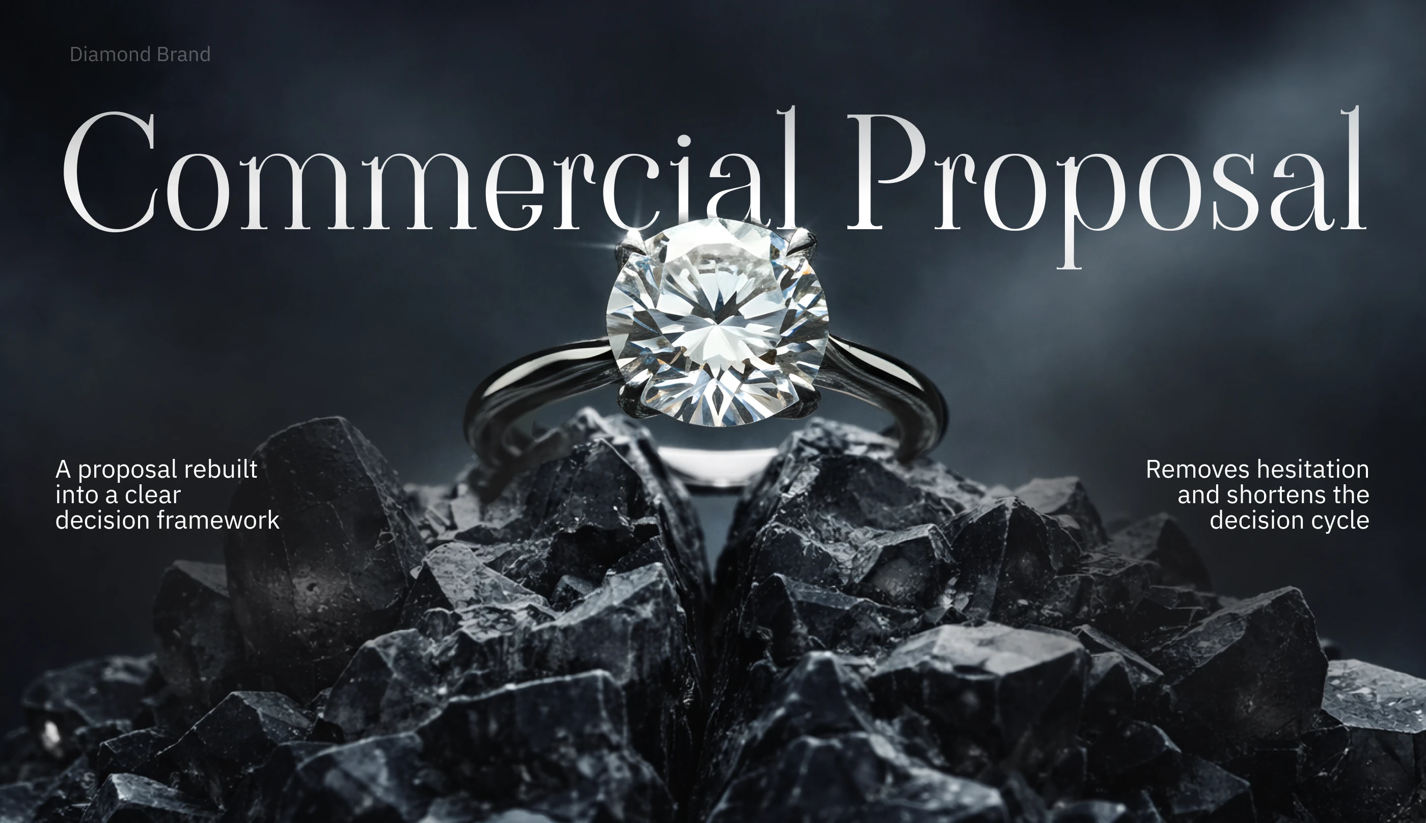 Luxury Commercial Proposal Presentation — Изображение №1 — Маркетинг на Dprofile