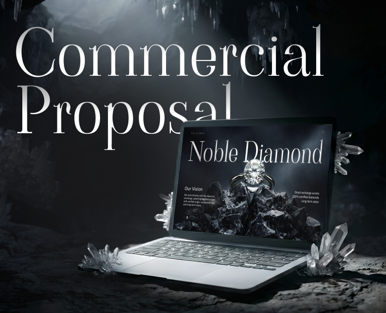 Luxury Commercial Proposal Presentation — Маркетинг на Dprofile