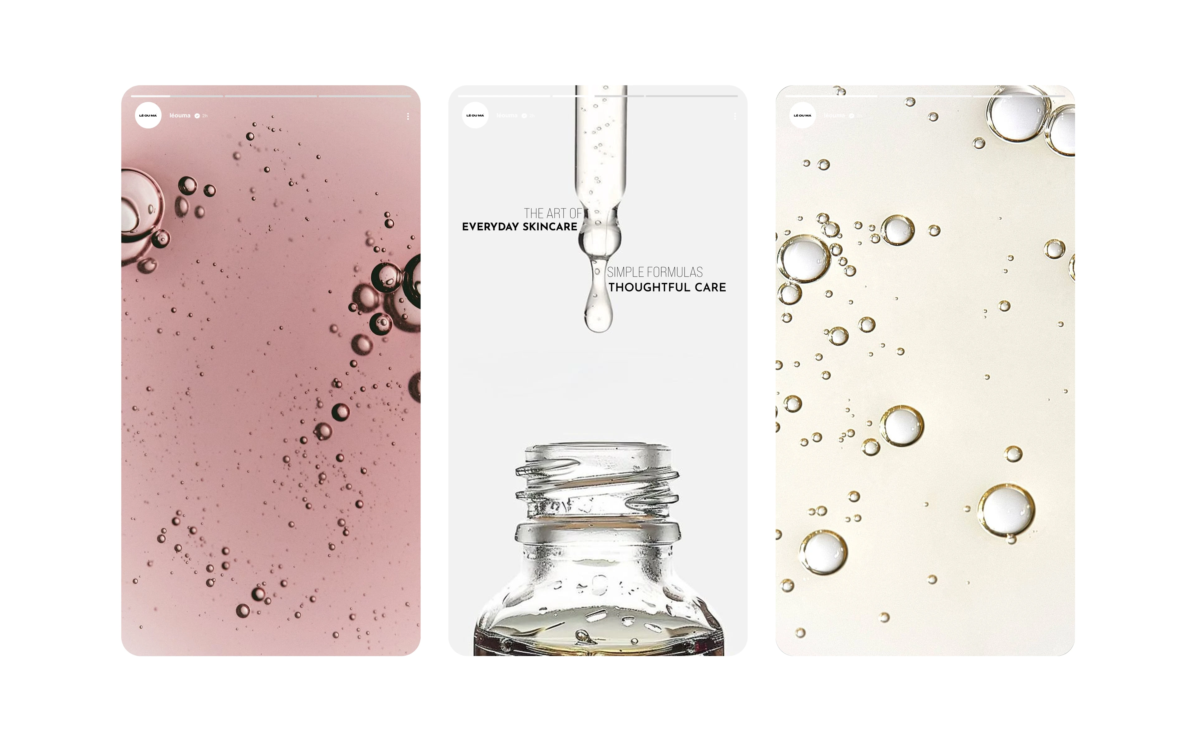 LÉ OU MA — Skincare Brand Identity & Packaging — Изображение №10 — Интерфейсы, Брендинг на Dprofile