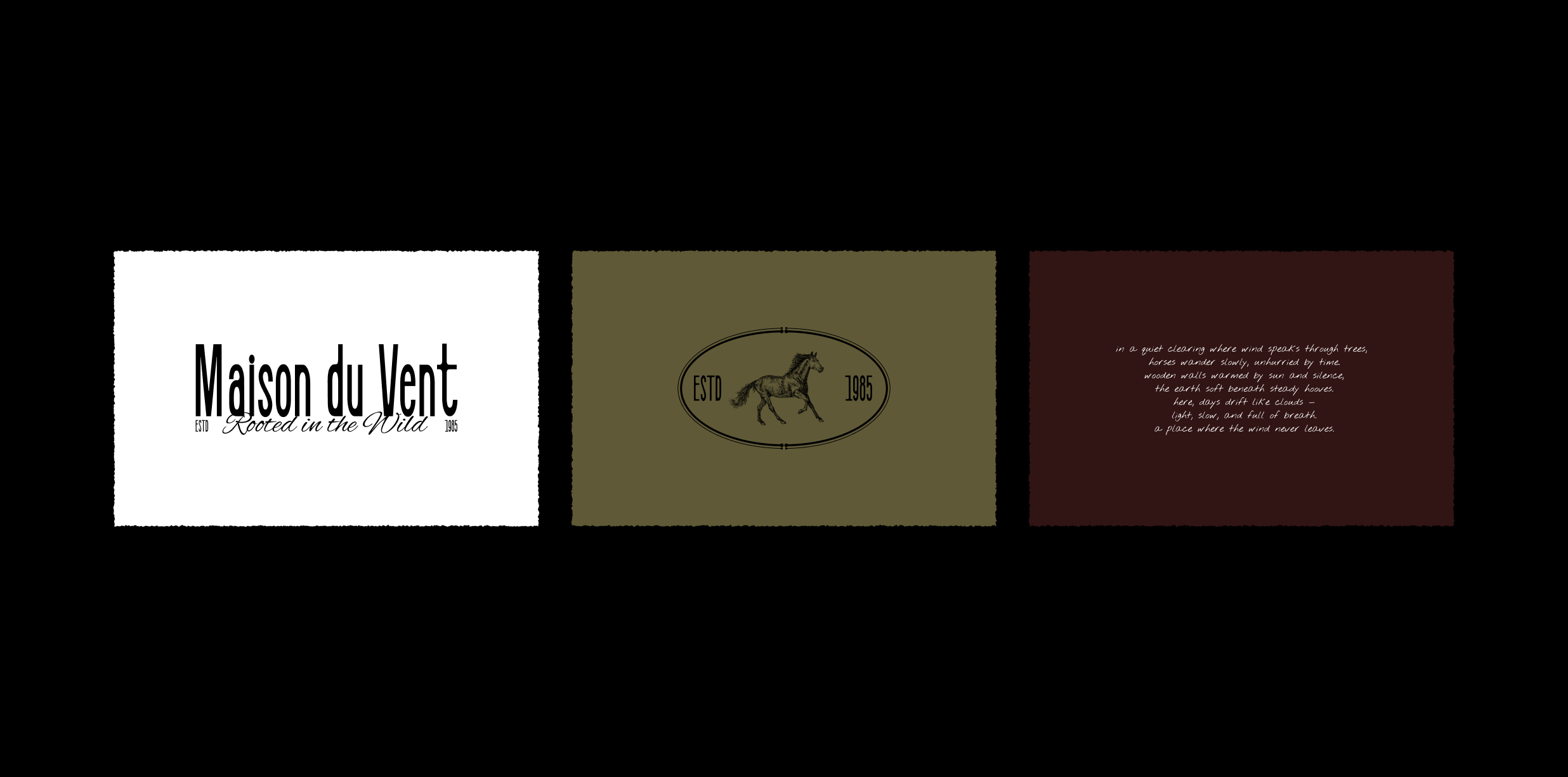 "Maison du Vent" — Identity for a Nature Riding Club — Изображение №4 — Брендинг на Dprofile