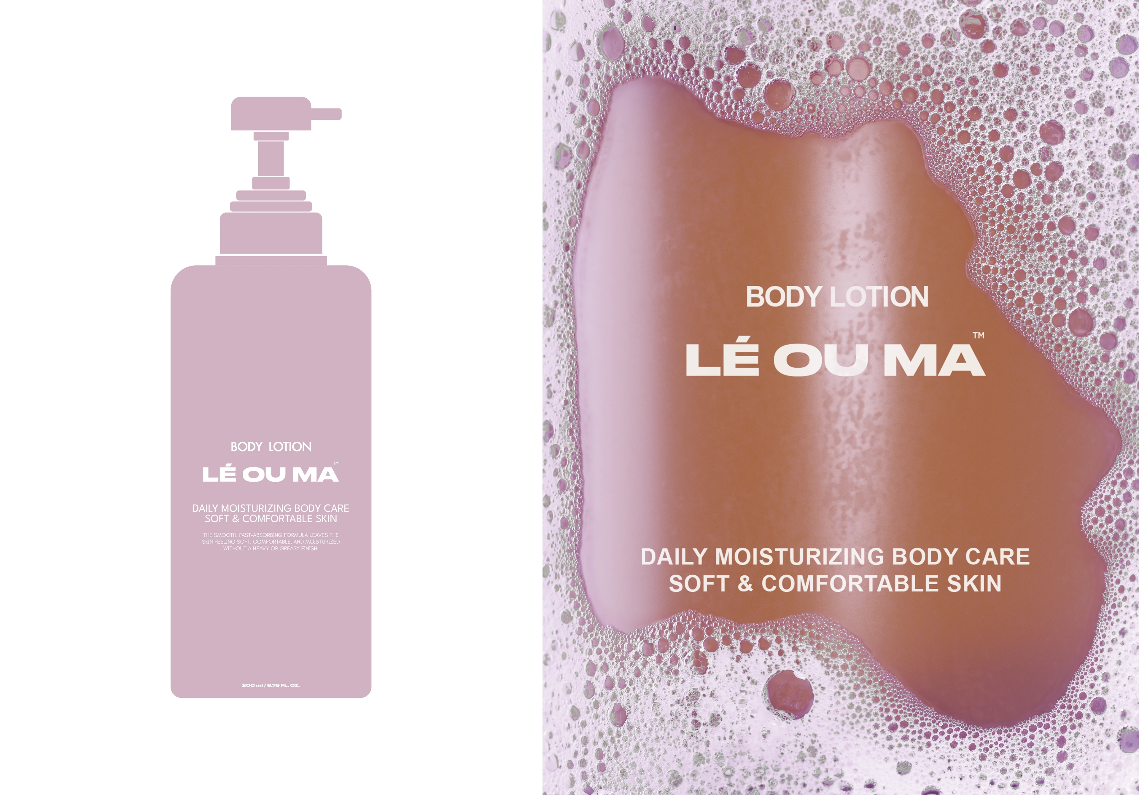 LÉ OU MA — Skincare Brand Identity & Packaging — Изображение №11 — Интерфейсы, Брендинг на Dprofile