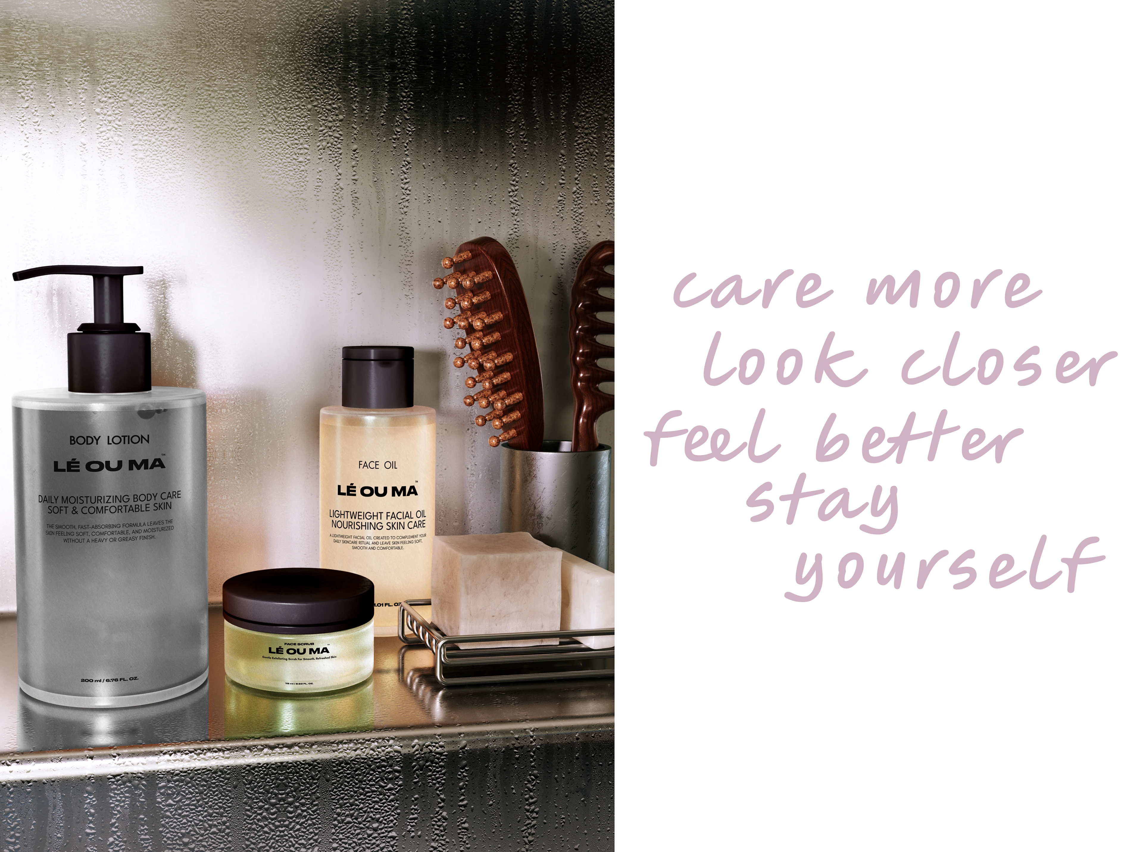 LÉ OU MA — Skincare Brand Identity & Packaging — Изображение №13 — Интерфейсы, Брендинг на Dprofile