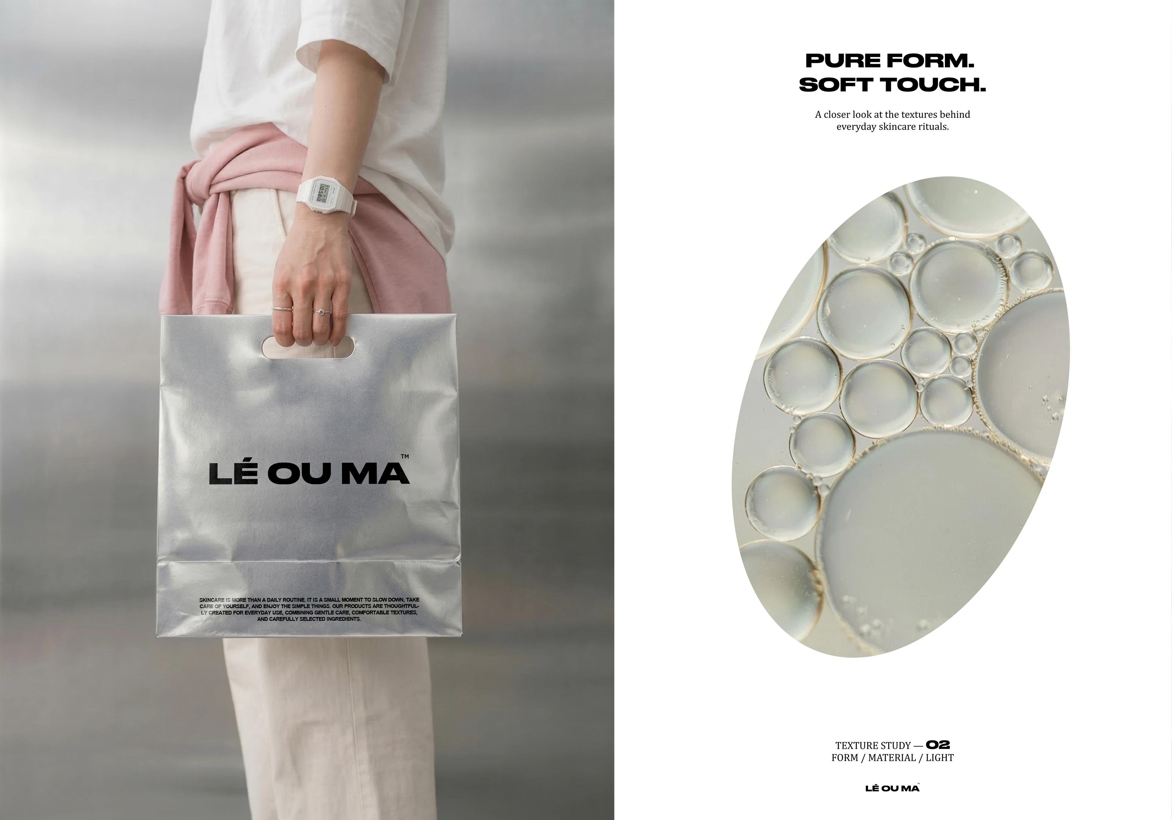 LÉ OU MA — Skincare Brand Identity & Packaging — Изображение №9 — Интерфейсы, Брендинг на Dprofile