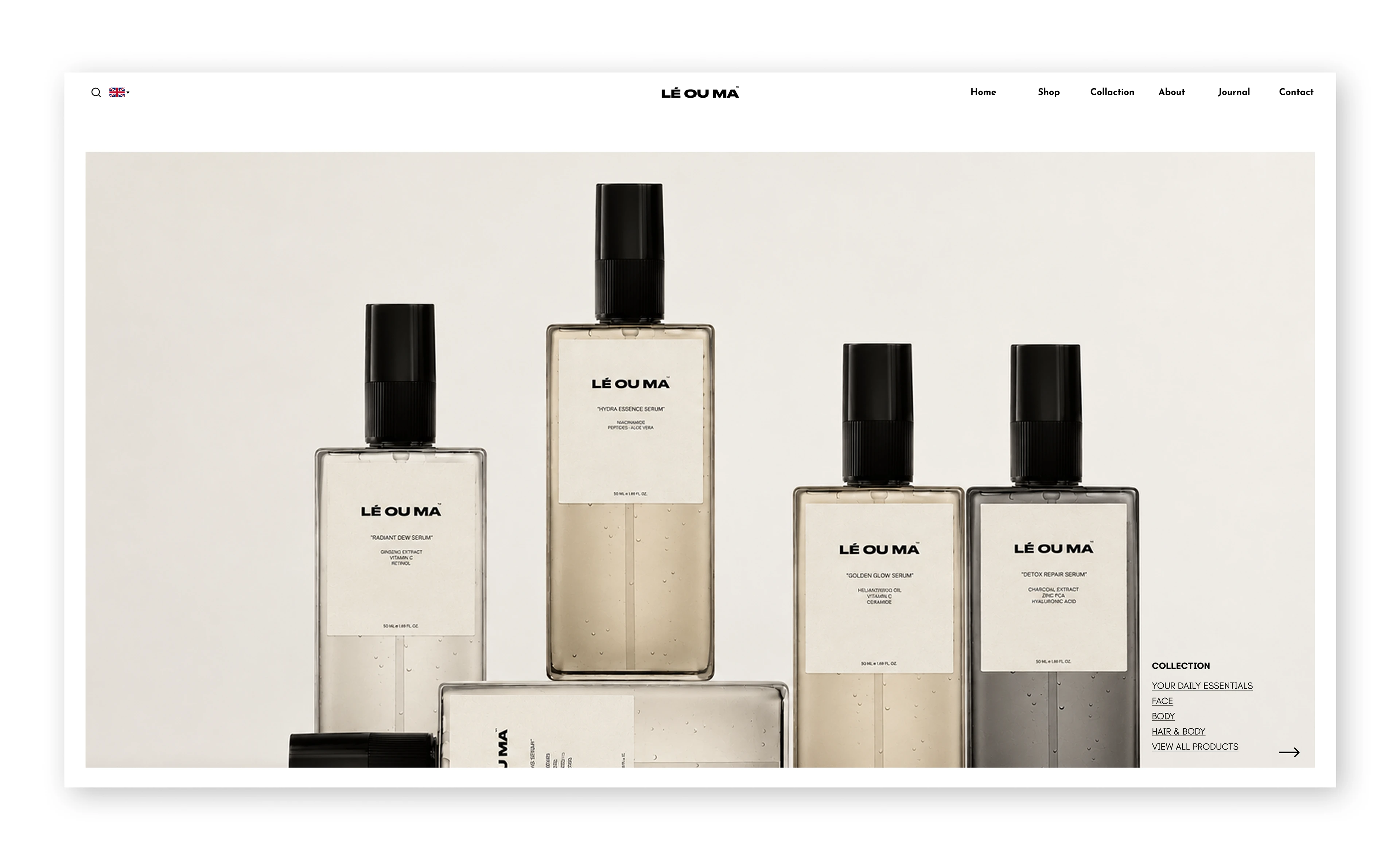 LÉ OU MA — Skincare Brand Identity & Packaging — Изображение №14 — Интерфейсы, Брендинг на Dprofile