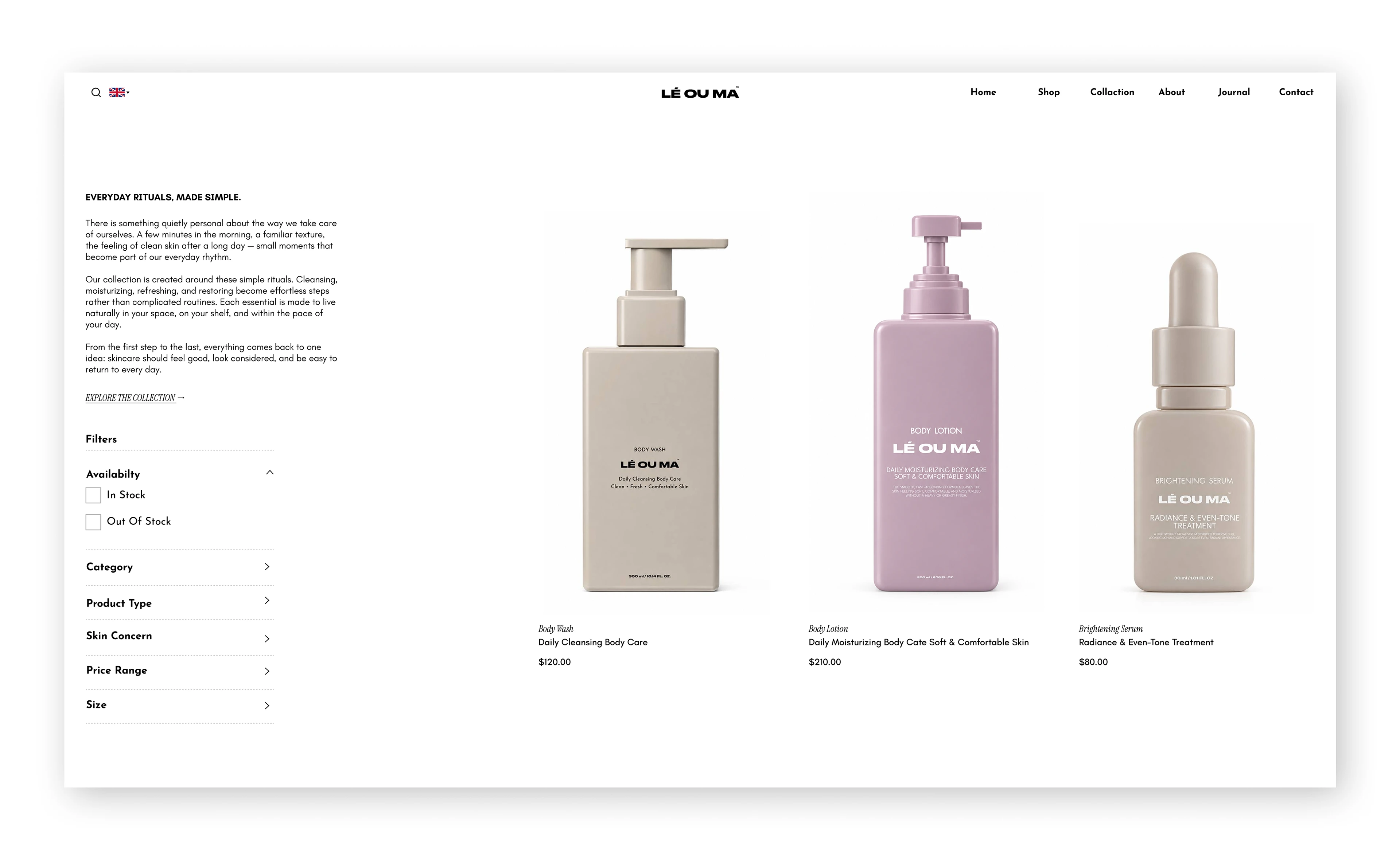 LÉ OU MA — Skincare Brand Identity & Packaging — Изображение №15 — Интерфейсы, Брендинг на Dprofile