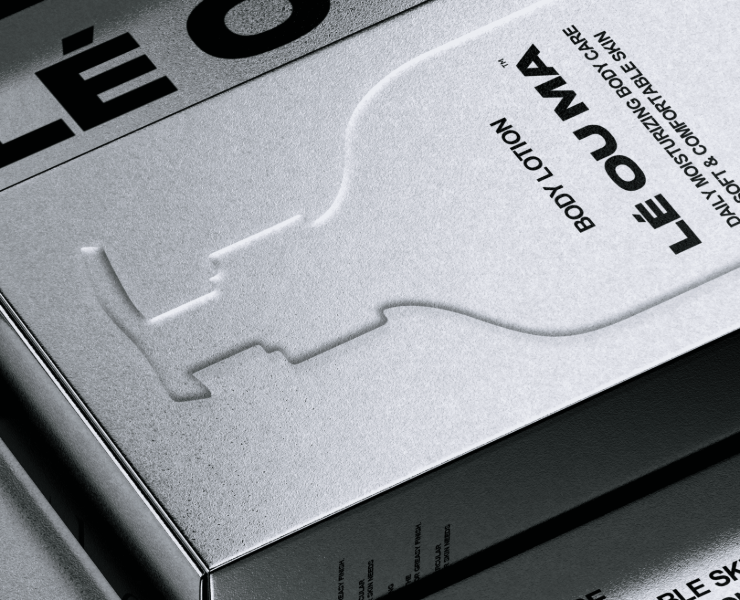 LÉ OU MA — Skincare Brand Identity & Packaging на Dprofile